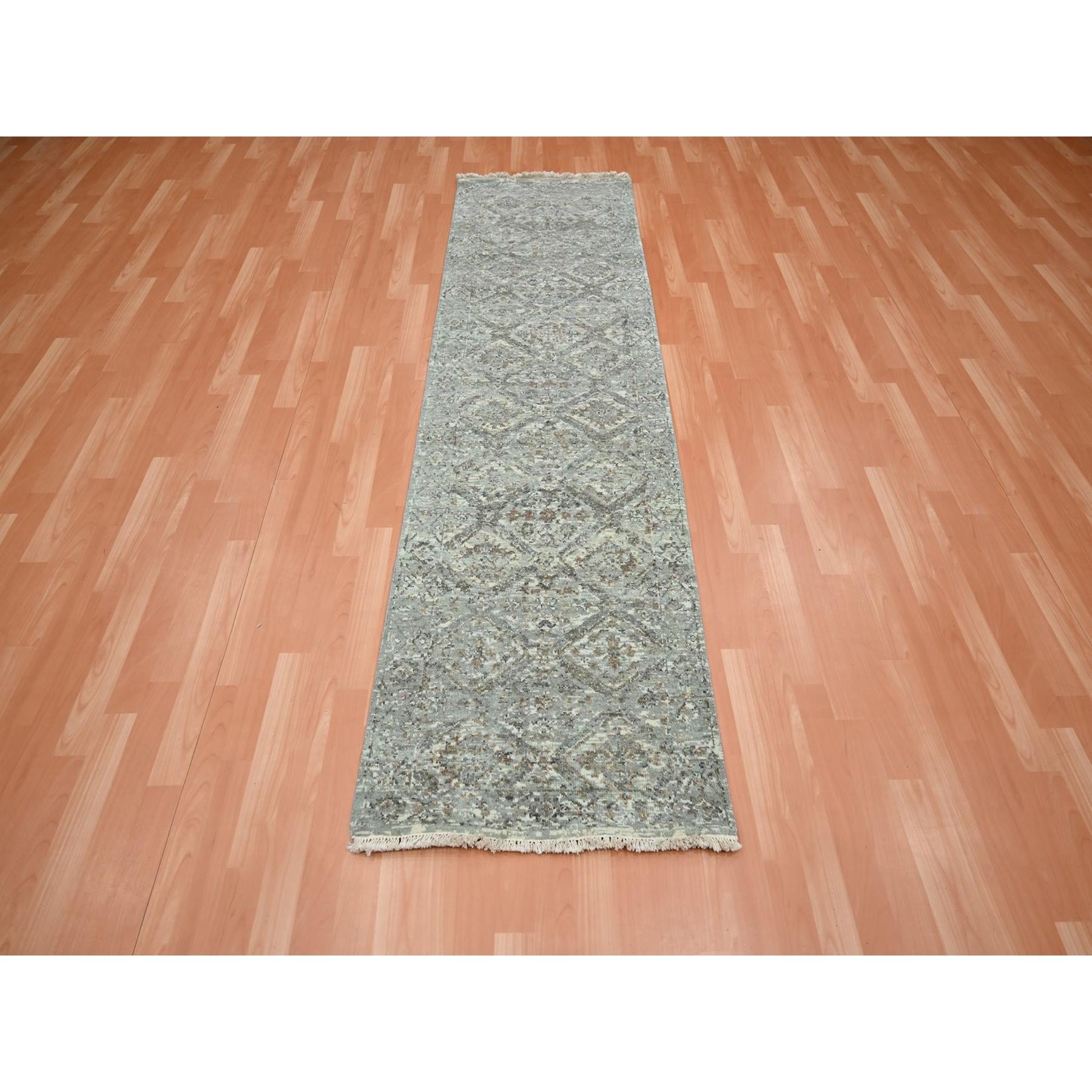 Oushak-And-Peshawar-Hand-Knotted-Rug-378775