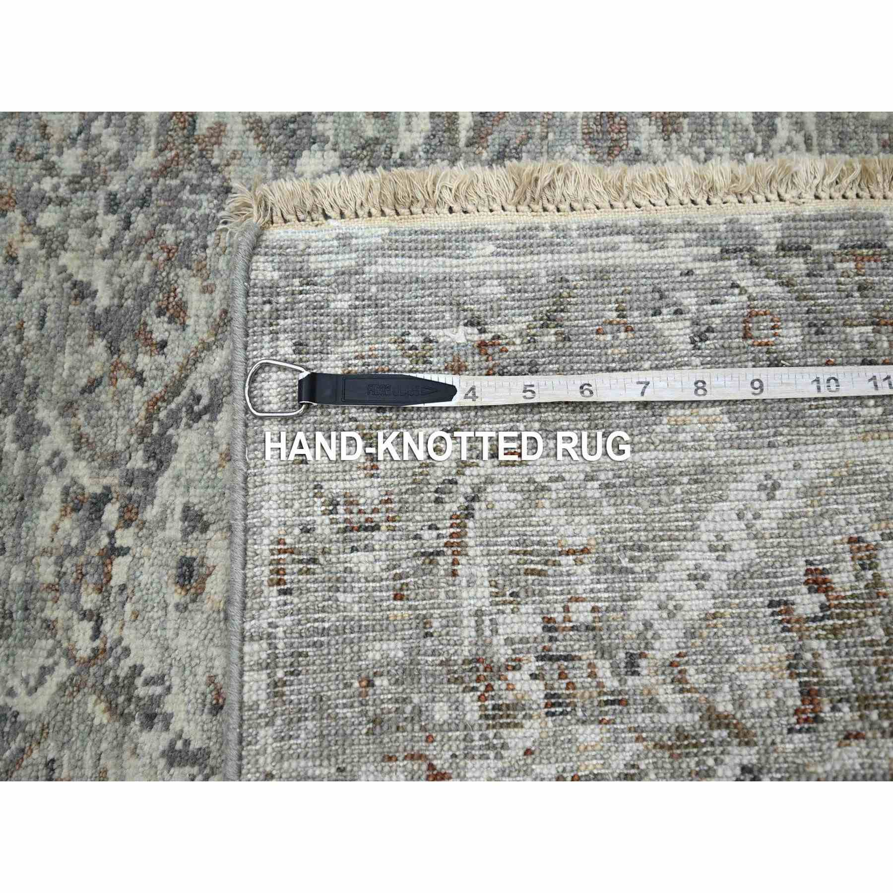 Oushak-And-Peshawar-Hand-Knotted-Rug-378790