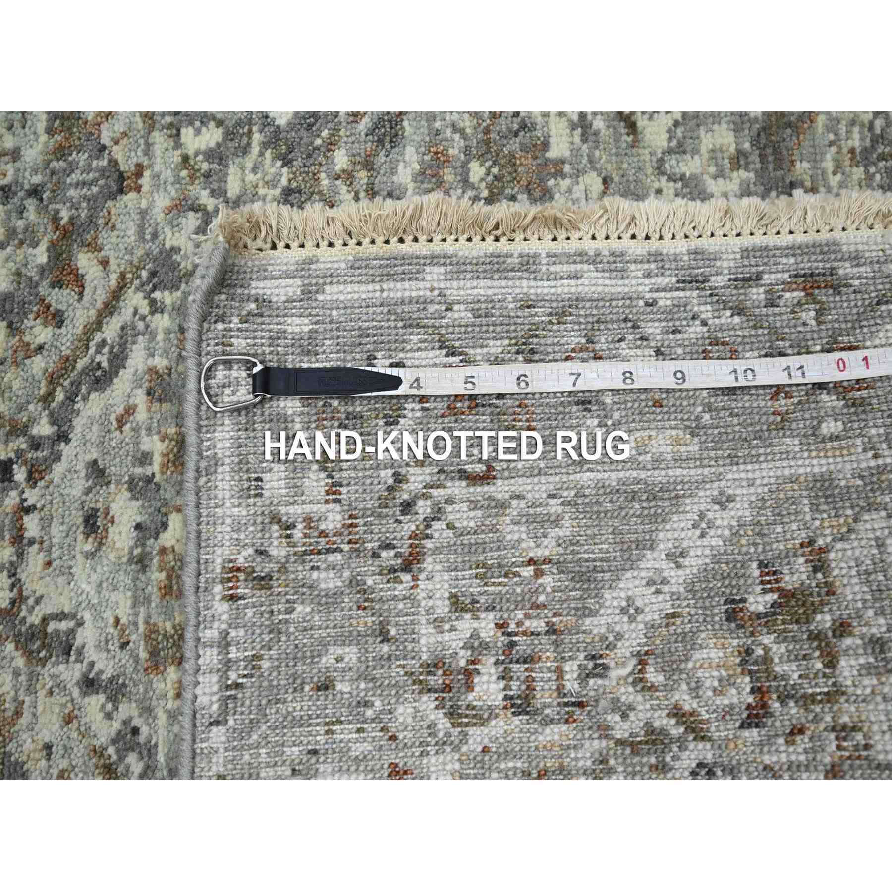 Oushak-And-Peshawar-Hand-Knotted-Rug-378795