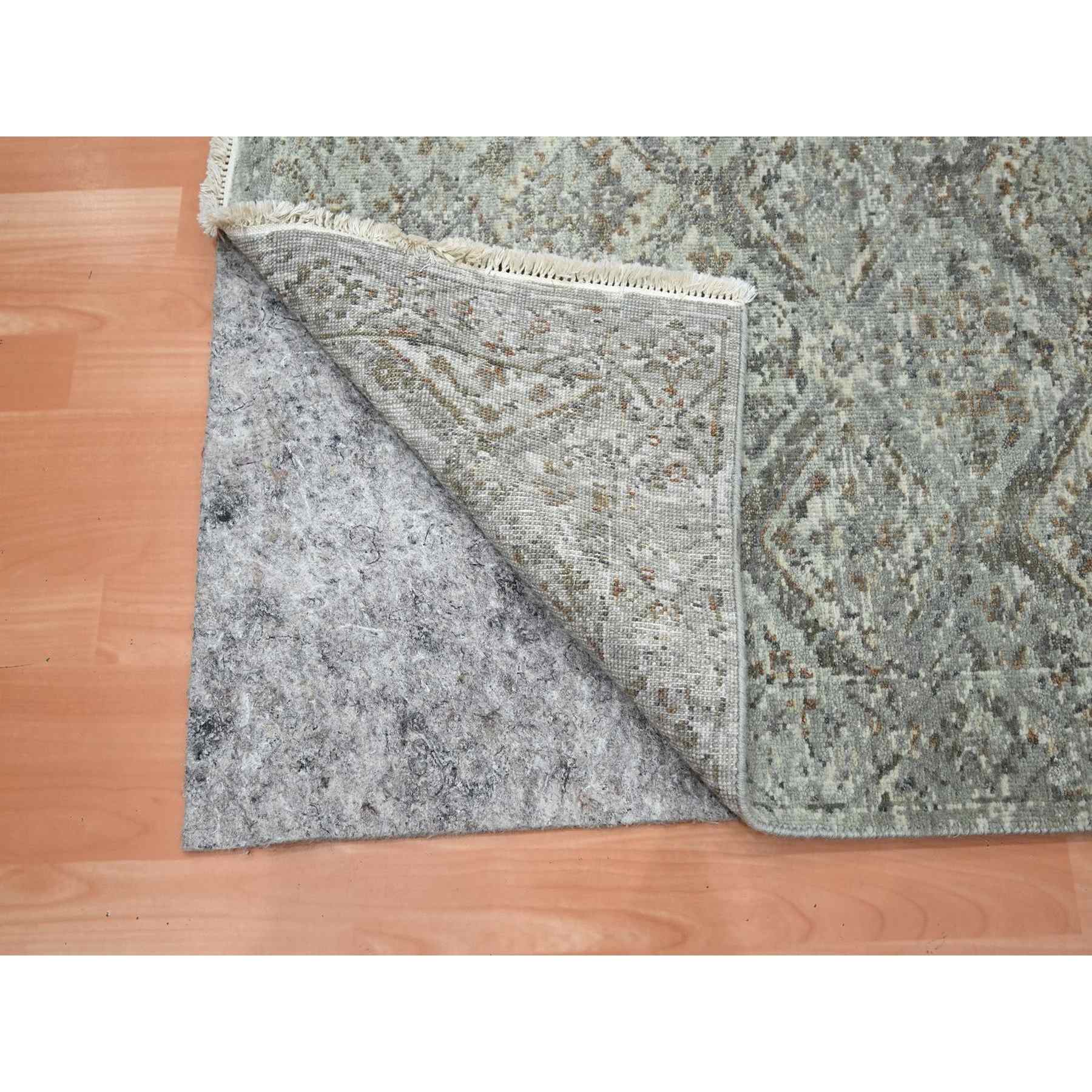 Oushak-And-Peshawar-Hand-Knotted-Rug-378800