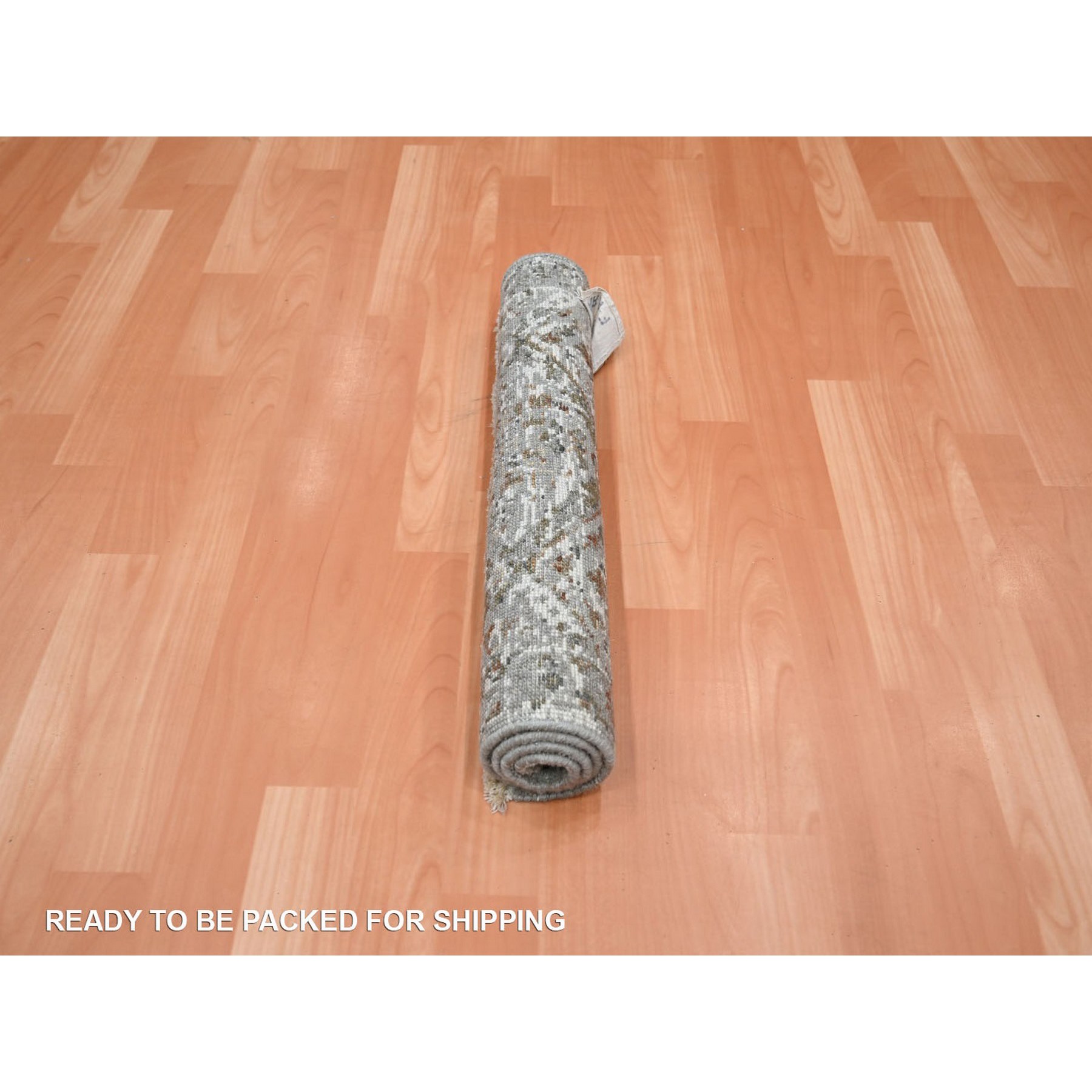 Oushak-And-Peshawar-Hand-Knotted-Rug-378805