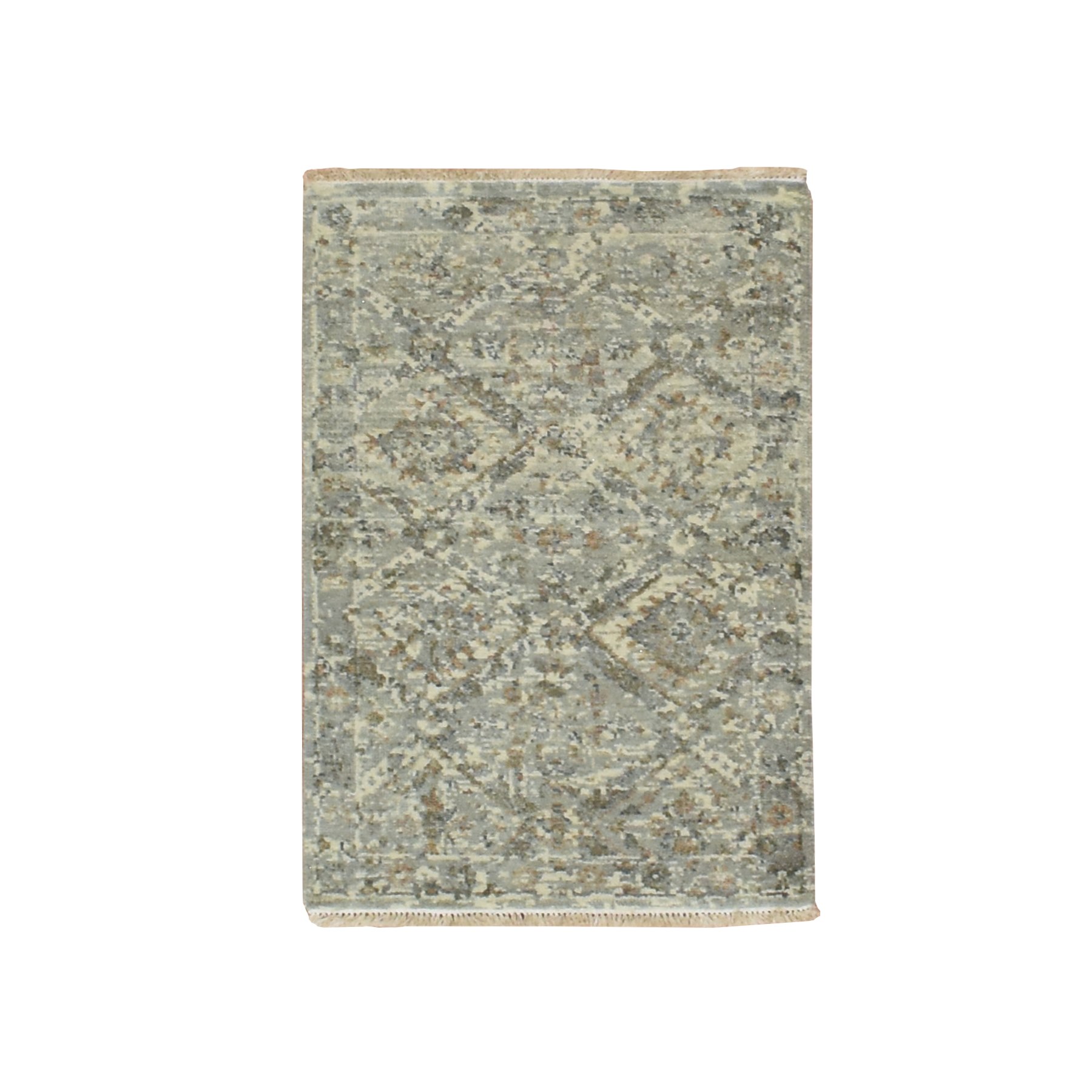 Oushak-And-Peshawar-Hand-Knotted-Rug-378810