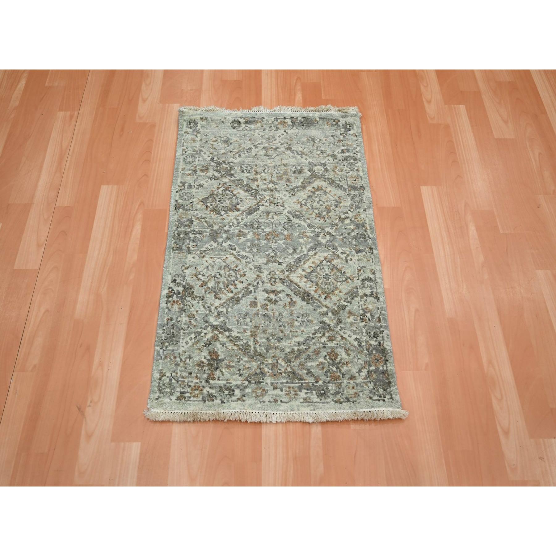 Oushak-And-Peshawar-Hand-Knotted-Rug-378810