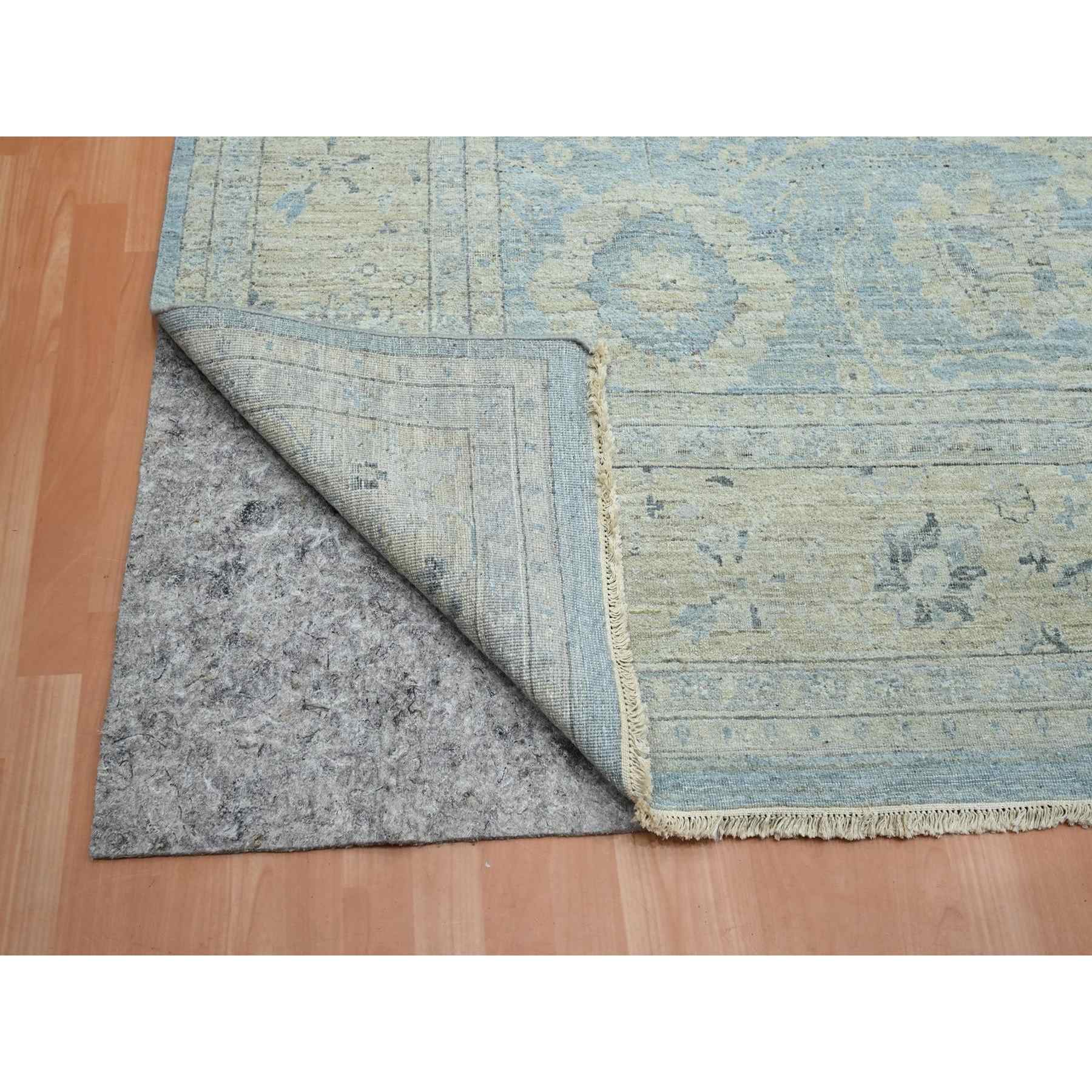 Oushak-And-Peshawar-Hand-Knotted-Rug-378825