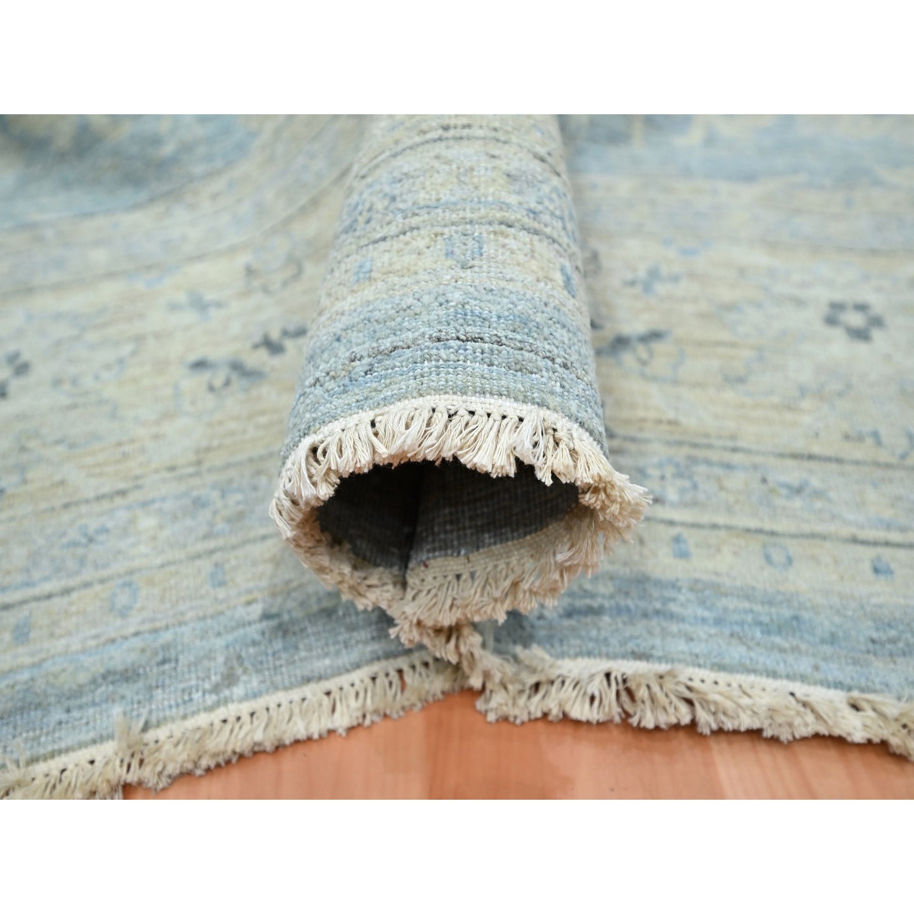Oushak-And-Peshawar-Hand-Knotted-Rug-378825