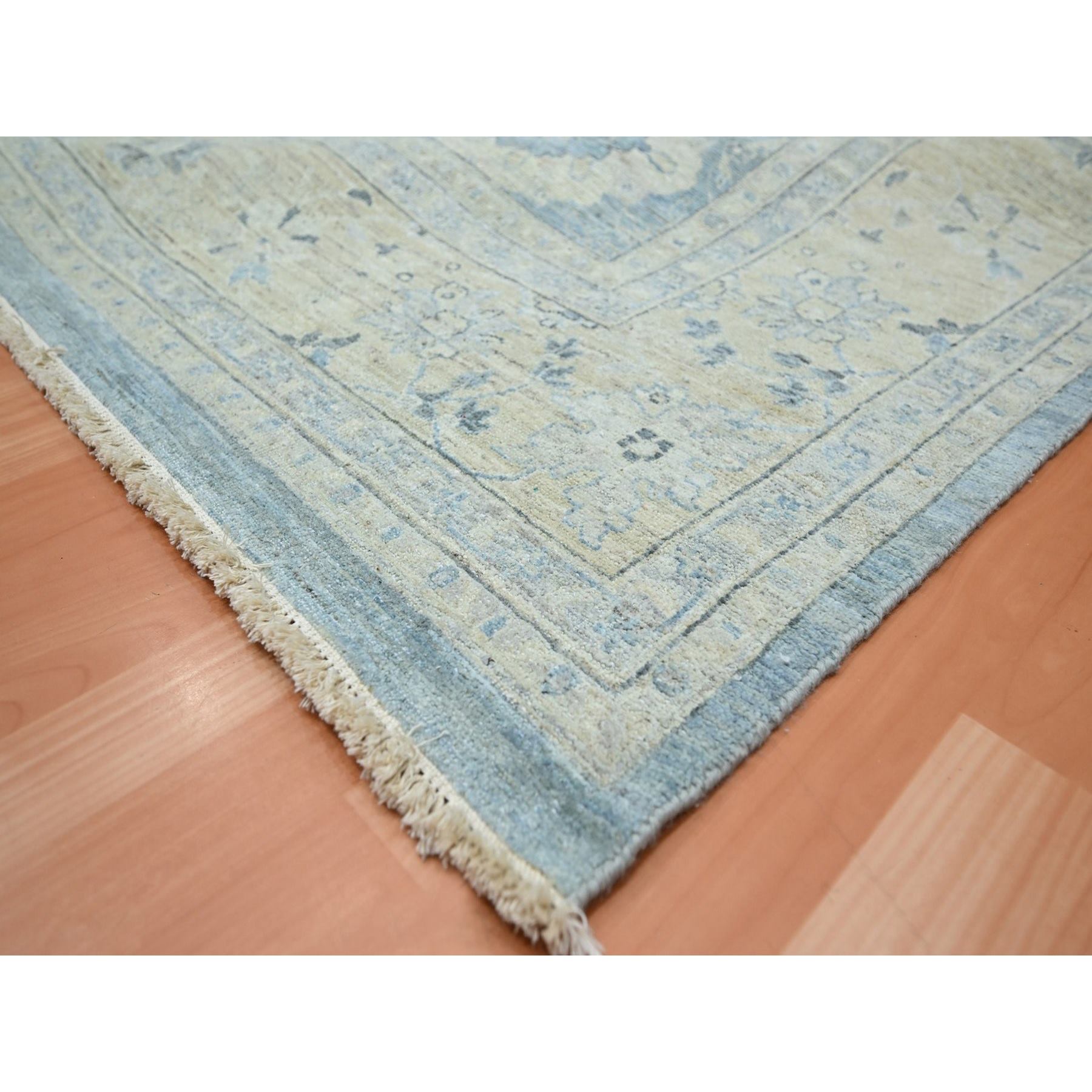 Oushak-And-Peshawar-Hand-Knotted-Rug-378825