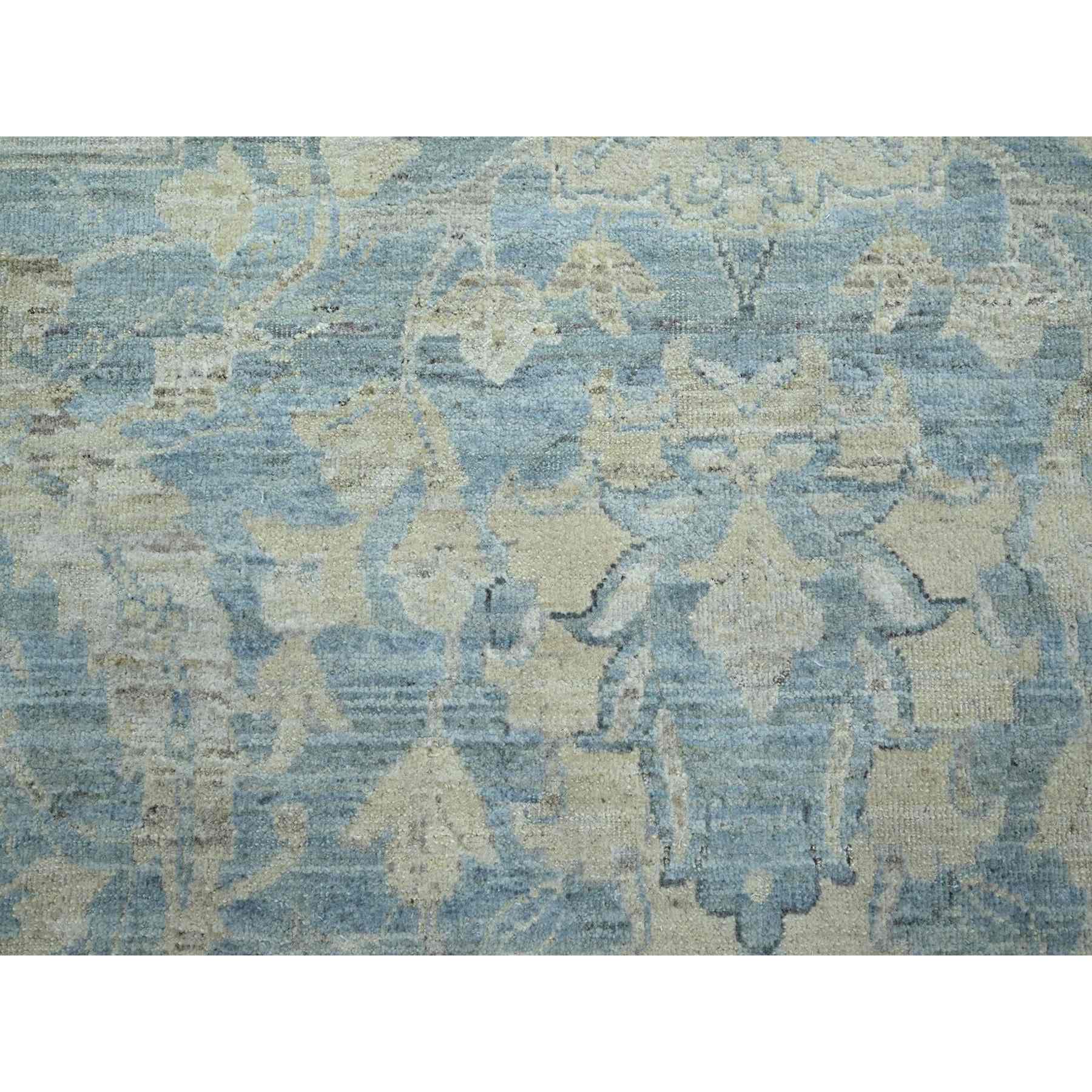 Oushak-And-Peshawar-Hand-Knotted-Rug-378825