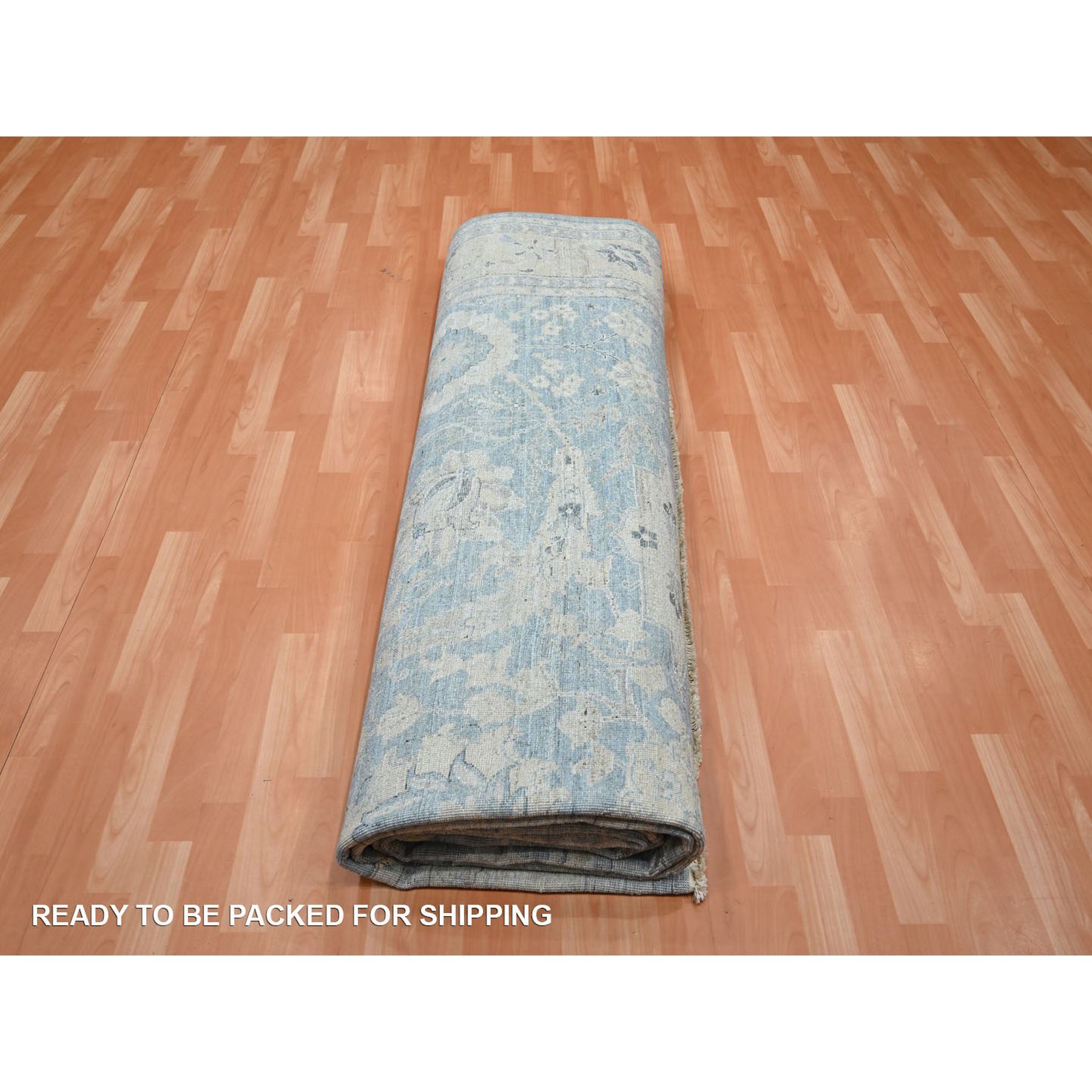 Oushak-And-Peshawar-Hand-Knotted-Rug-378825