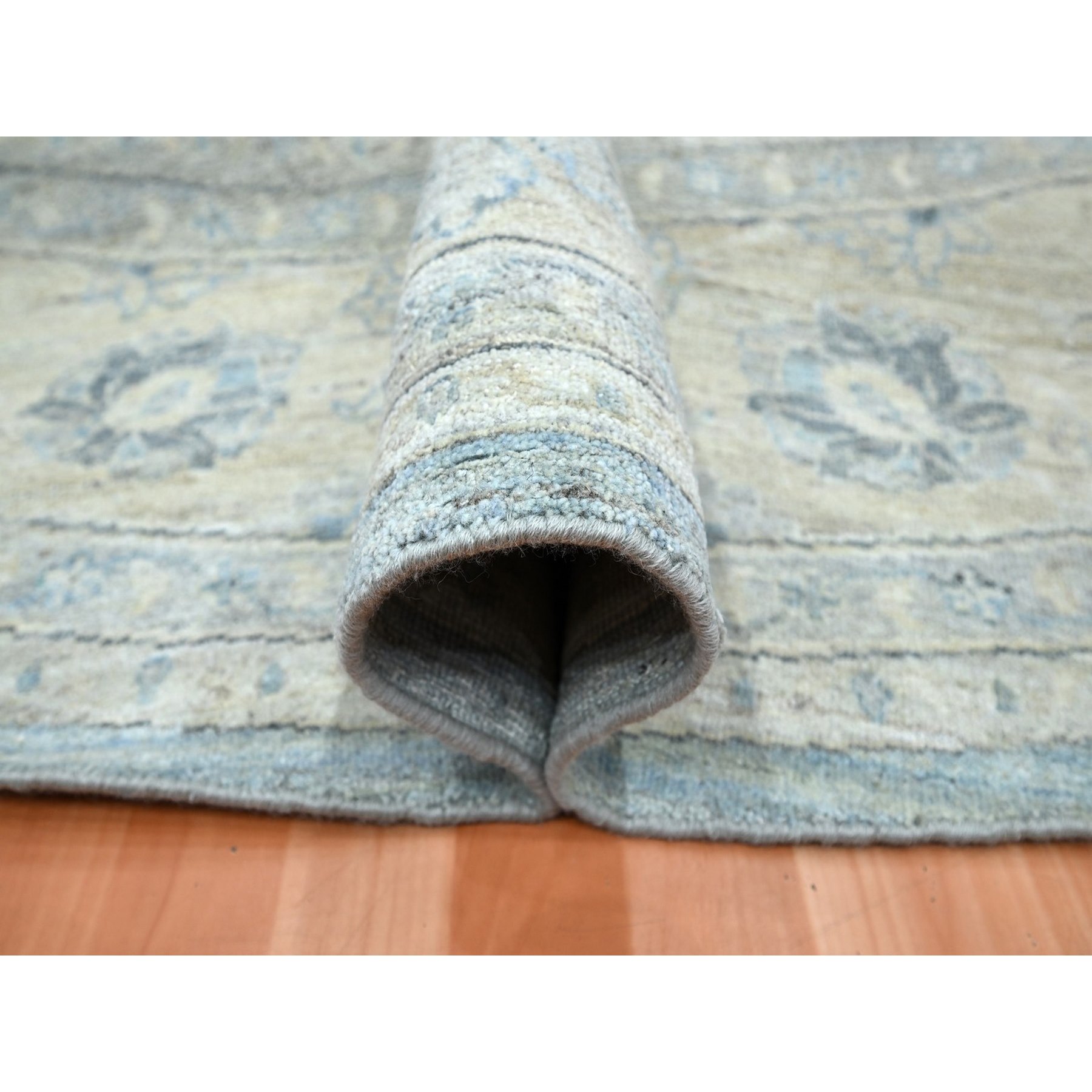 Oushak-And-Peshawar-Hand-Knotted-Rug-378830