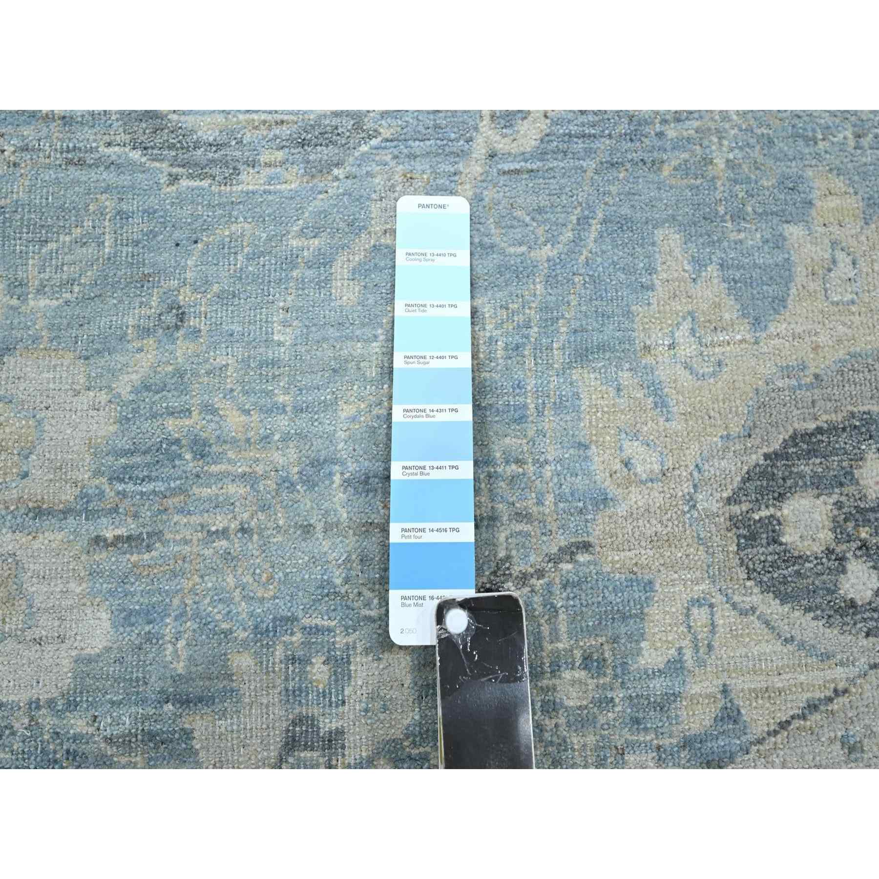 Oushak-And-Peshawar-Hand-Knotted-Rug-378830