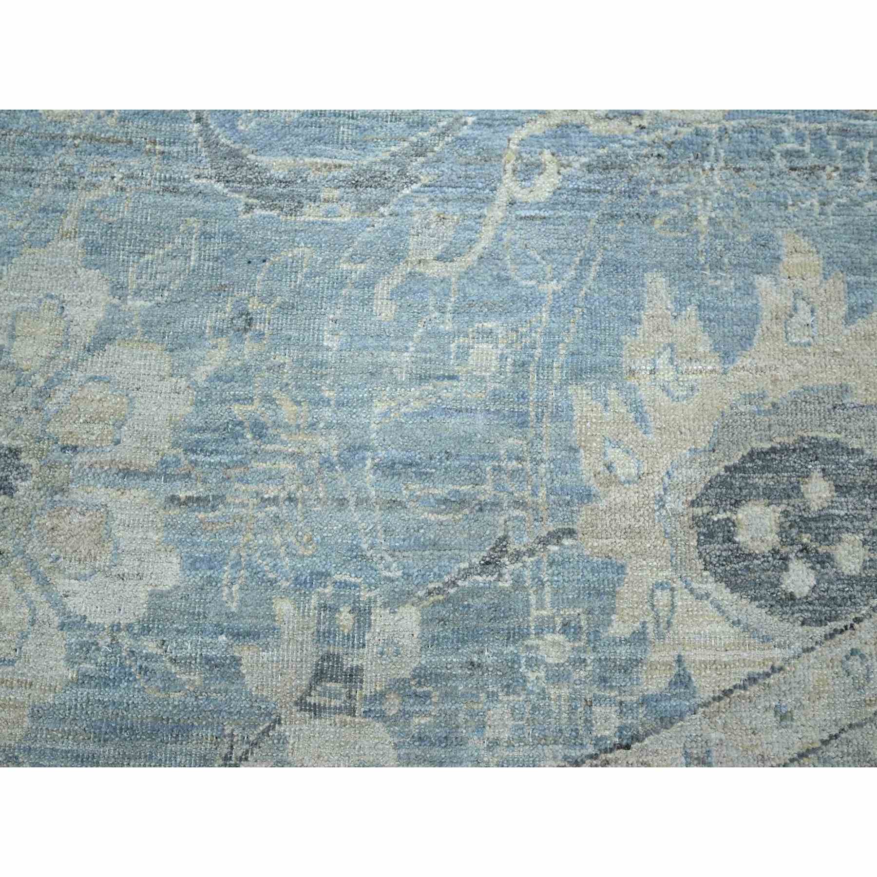 Oushak-And-Peshawar-Hand-Knotted-Rug-378830