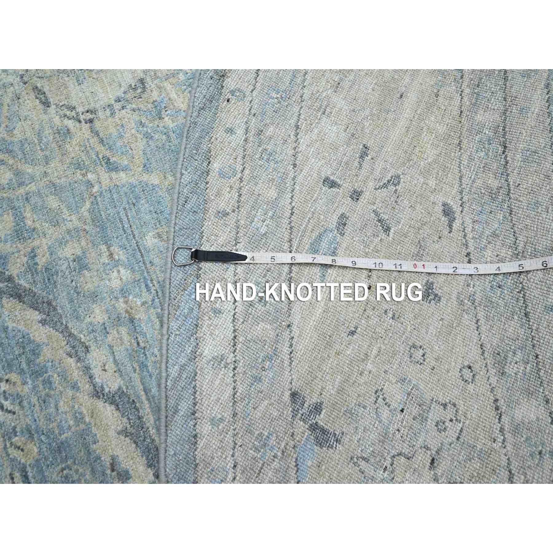 Oushak-And-Peshawar-Hand-Knotted-Rug-378830