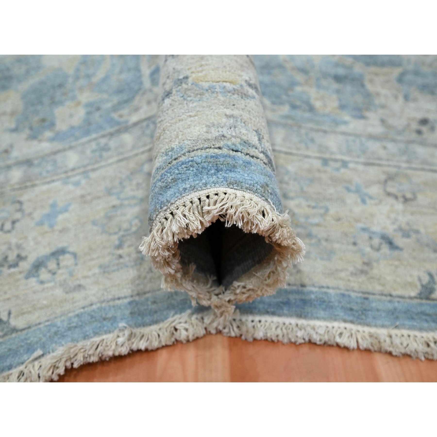Oushak-And-Peshawar-Hand-Knotted-Rug-378835