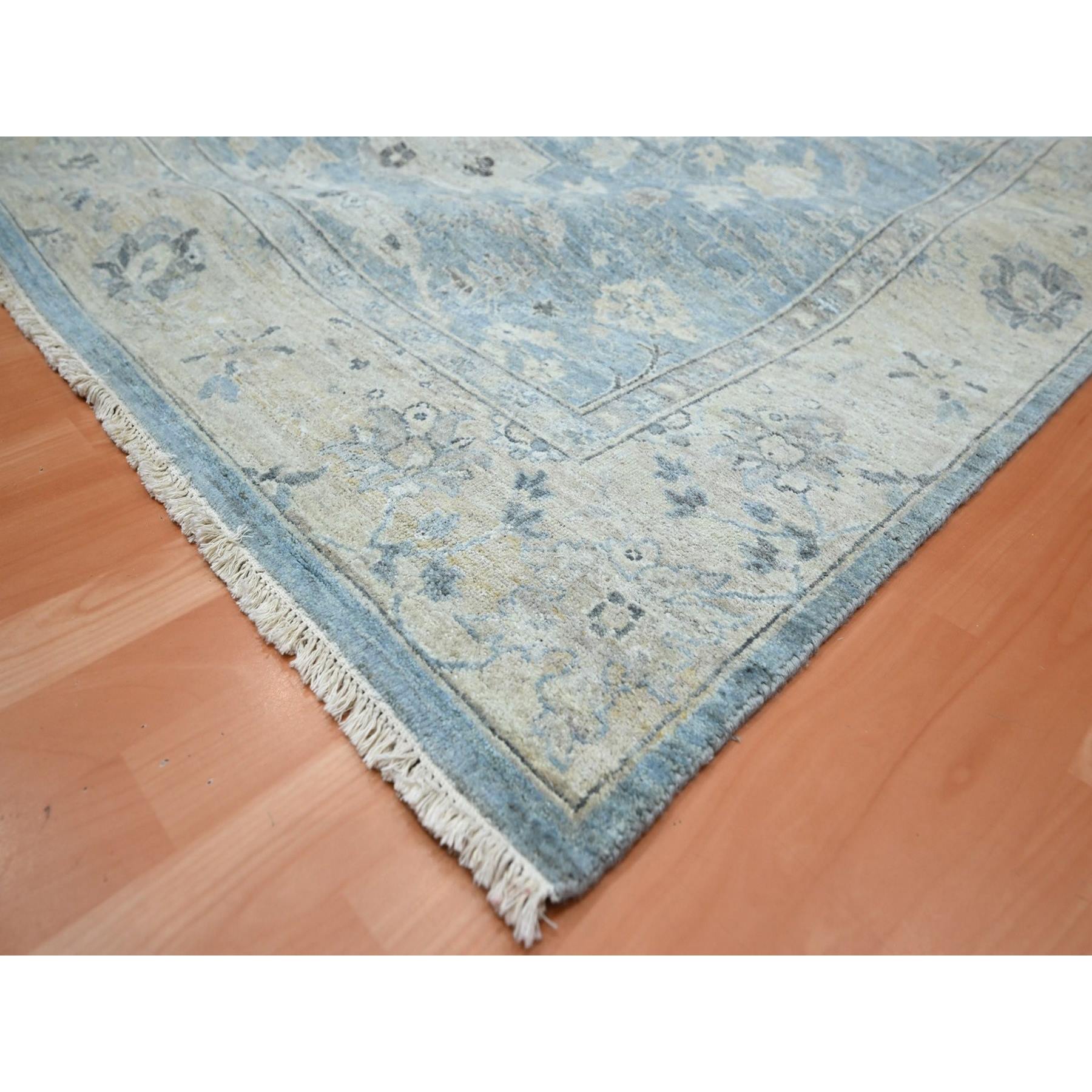 Oushak-And-Peshawar-Hand-Knotted-Rug-378835