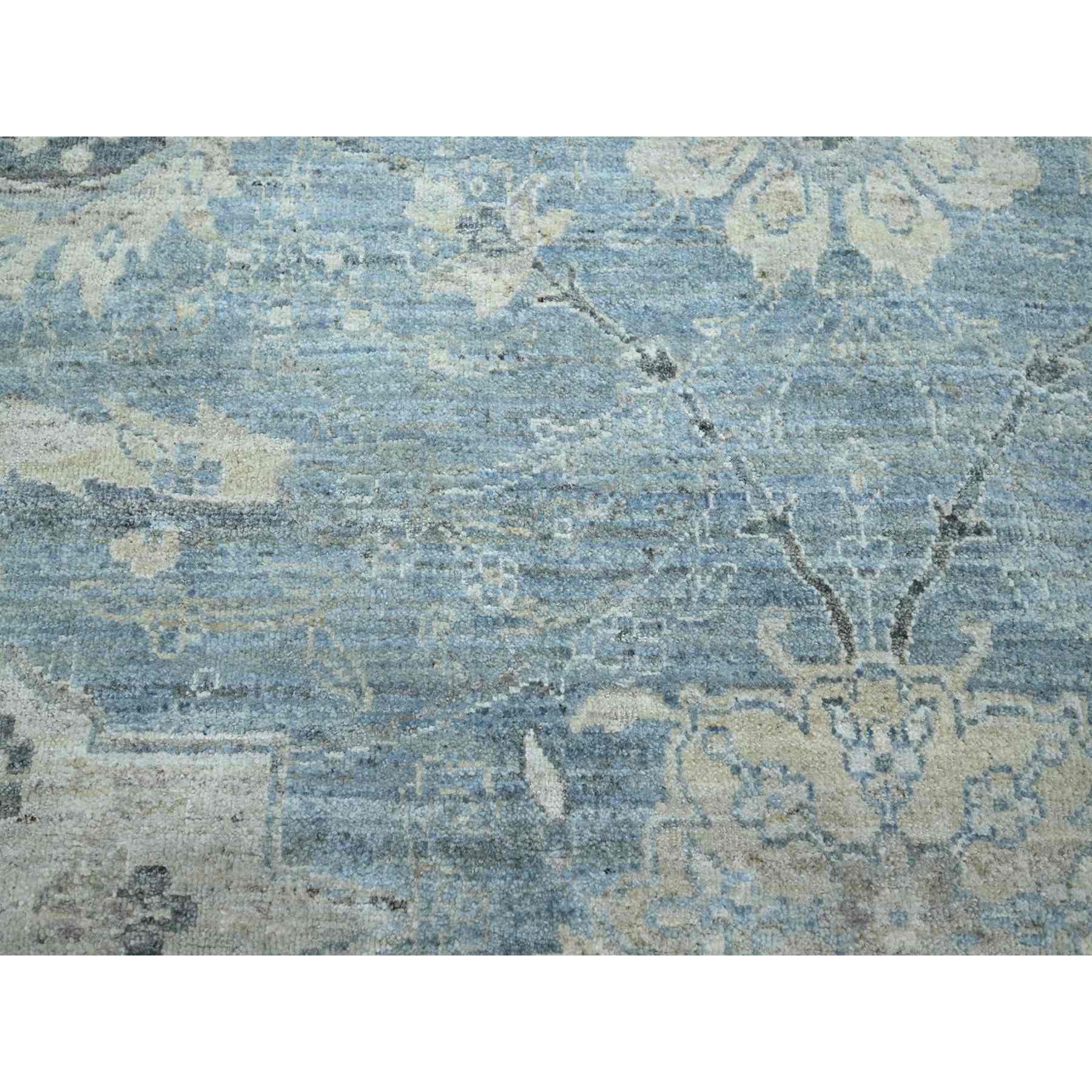 Oushak-And-Peshawar-Hand-Knotted-Rug-378835
