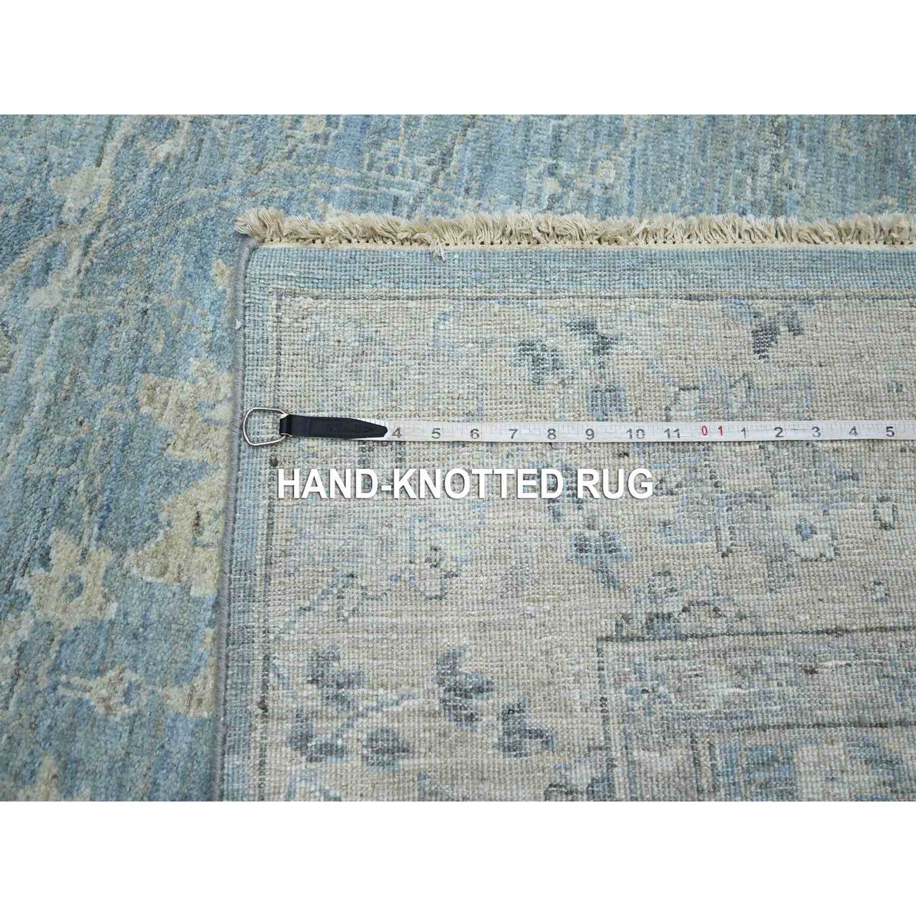 Oushak-And-Peshawar-Hand-Knotted-Rug-378835