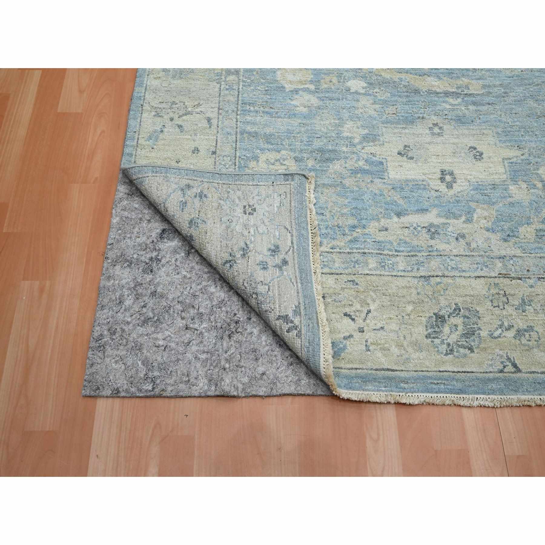 Oushak-And-Peshawar-Hand-Knotted-Rug-378840
