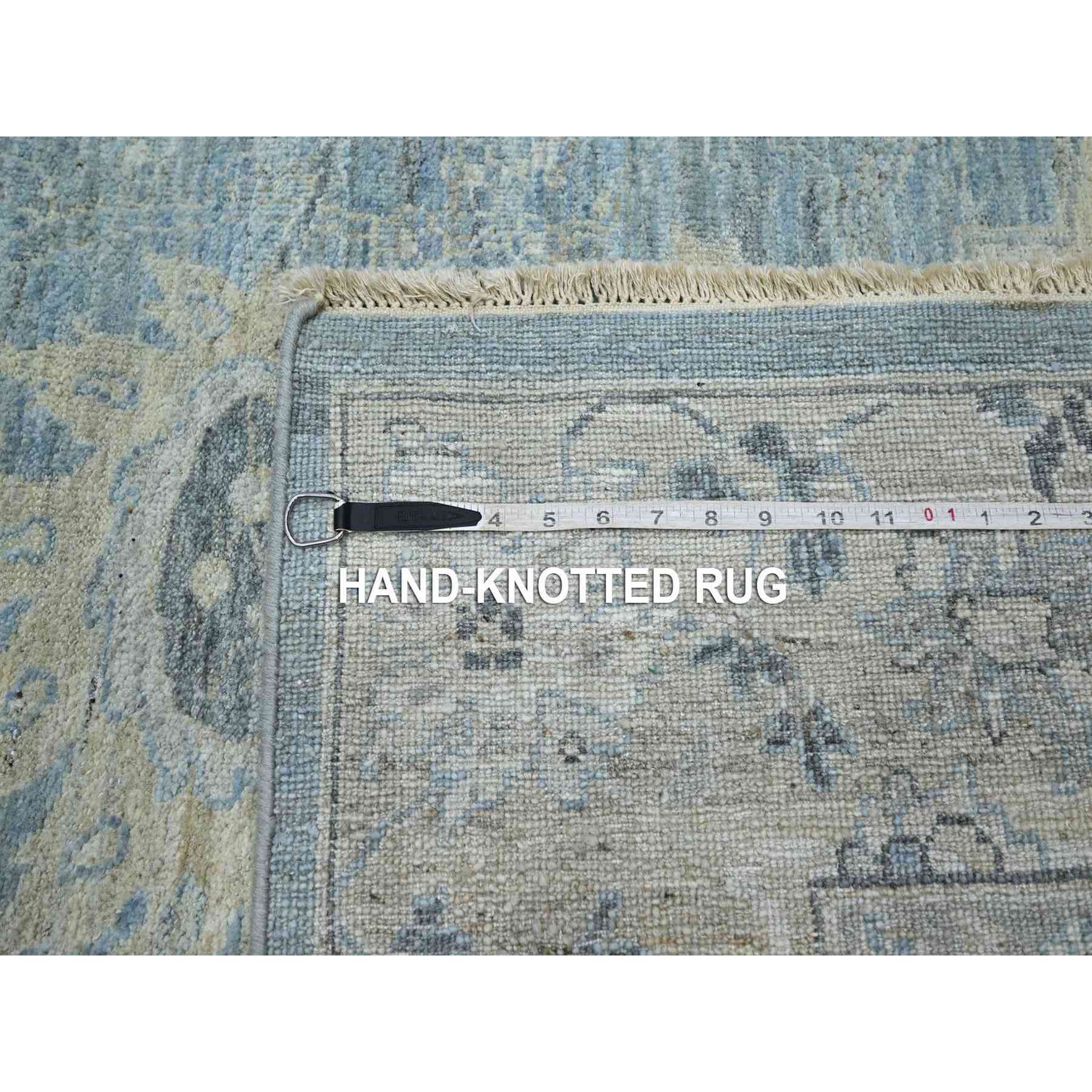 Oushak-And-Peshawar-Hand-Knotted-Rug-378840