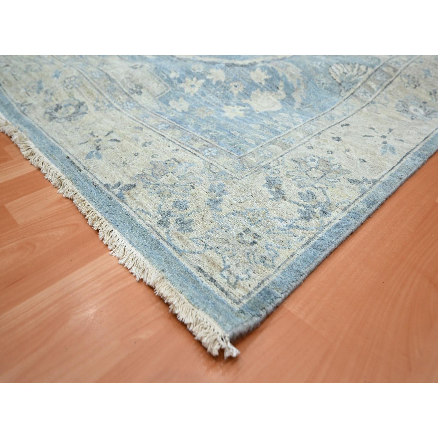 Oushak-And-Peshawar-Hand-Knotted-Rug-378845