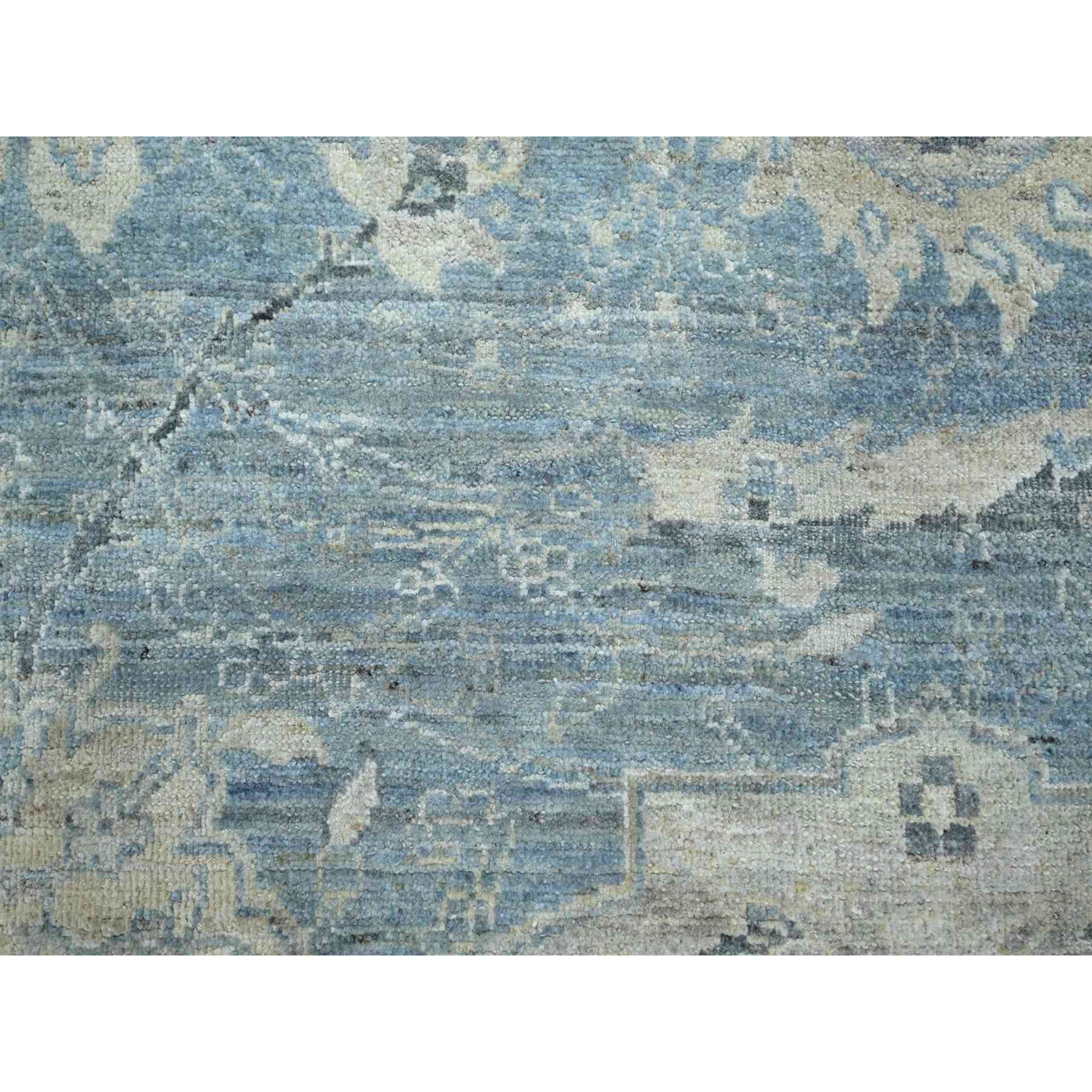Oushak-And-Peshawar-Hand-Knotted-Rug-378845