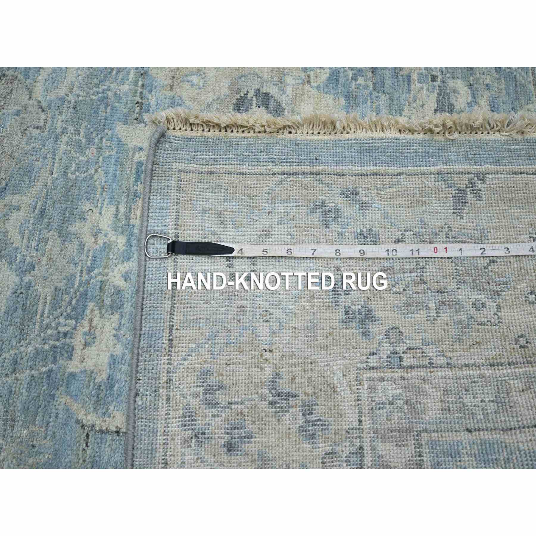 Oushak-And-Peshawar-Hand-Knotted-Rug-378845
