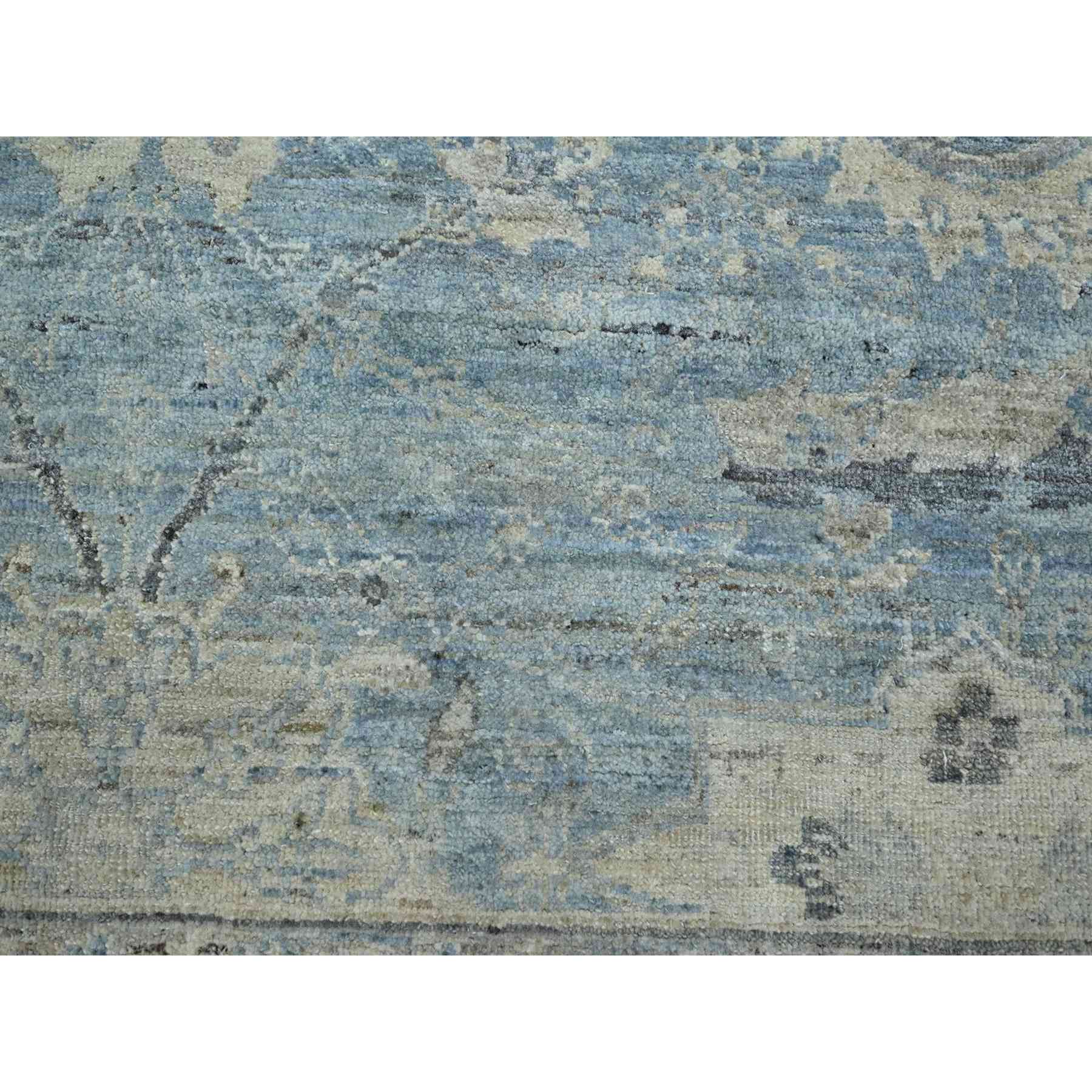 Oushak-And-Peshawar-Hand-Knotted-Rug-378850