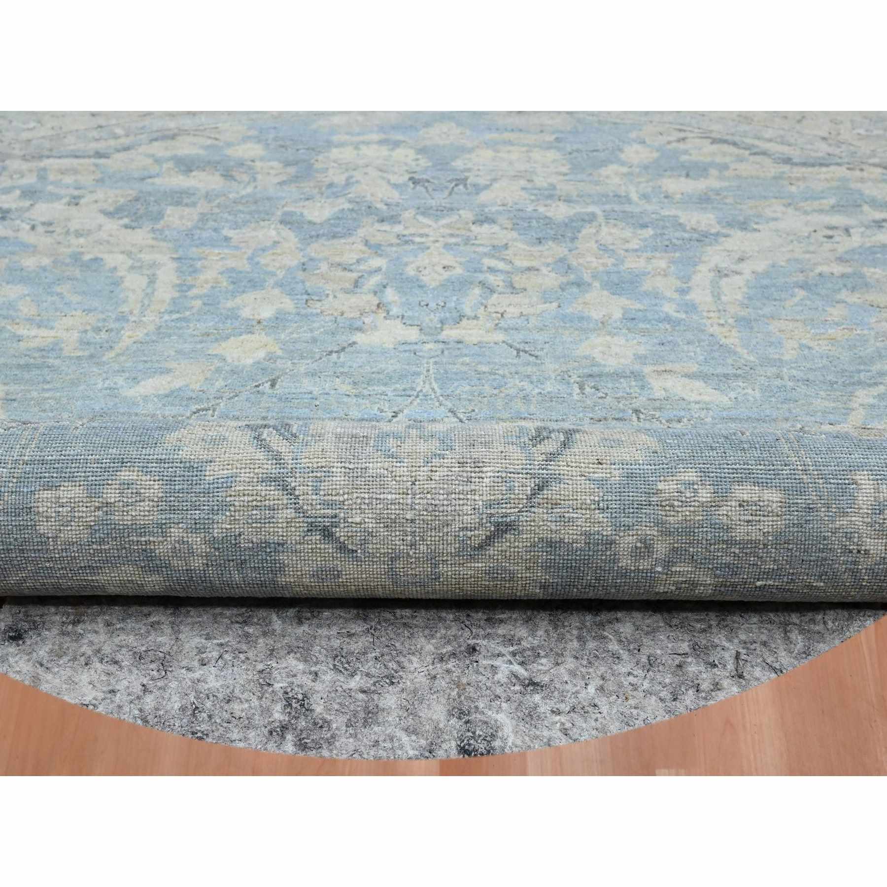 Oushak-And-Peshawar-Hand-Knotted-Rug-378855