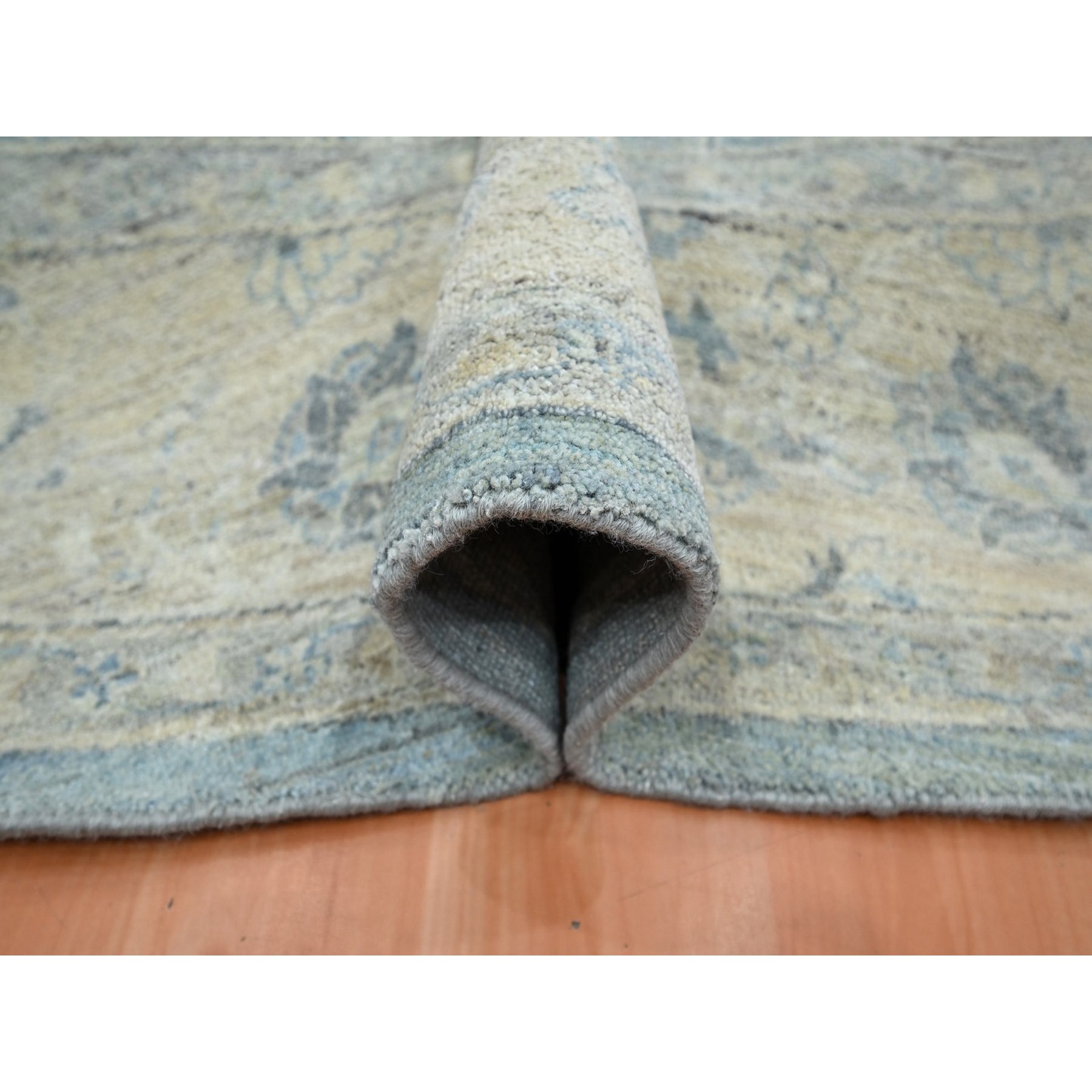 Oushak-And-Peshawar-Hand-Knotted-Rug-378855