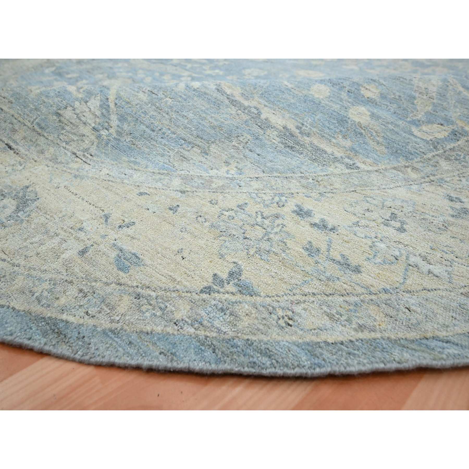 Oushak-And-Peshawar-Hand-Knotted-Rug-378855