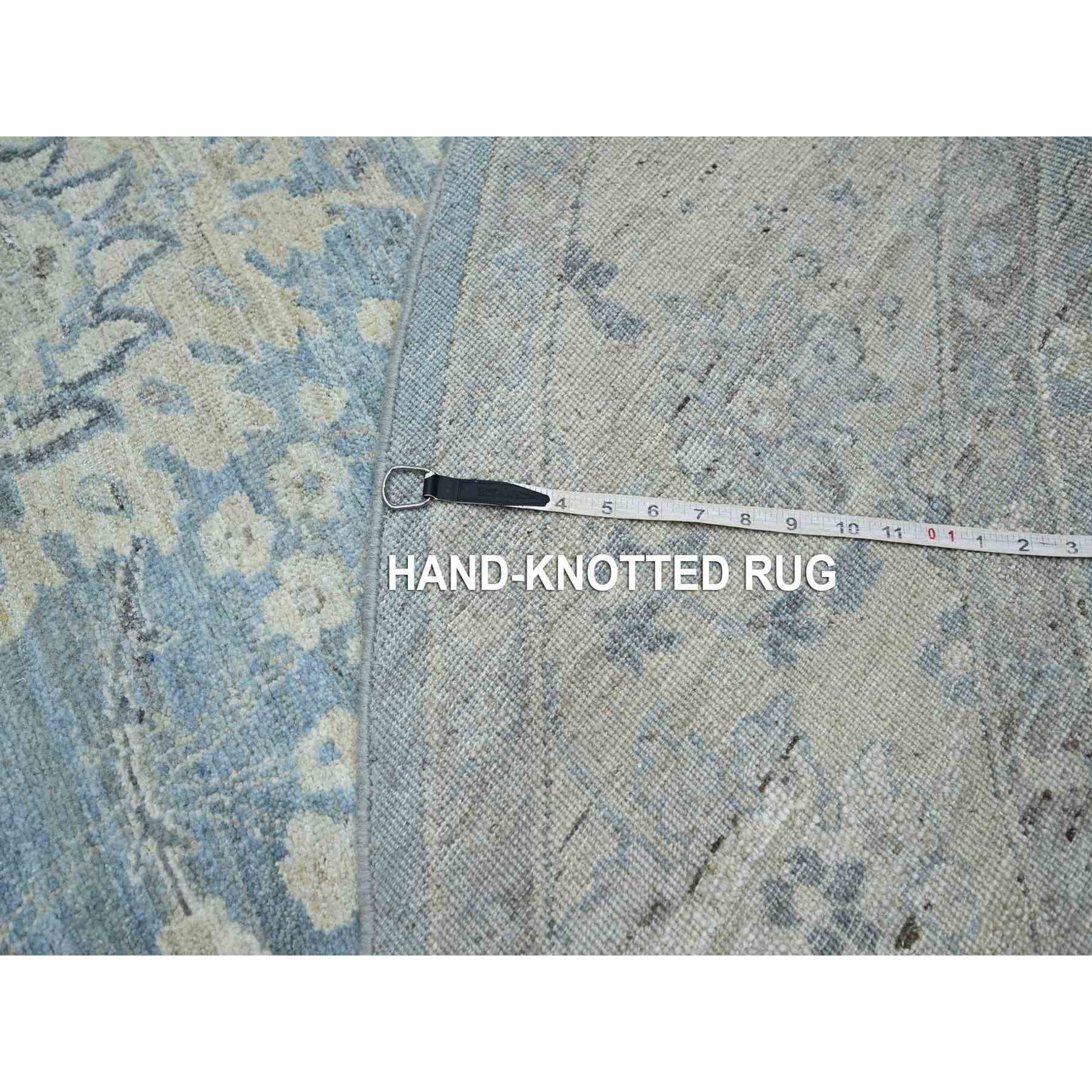 Oushak-And-Peshawar-Hand-Knotted-Rug-378855