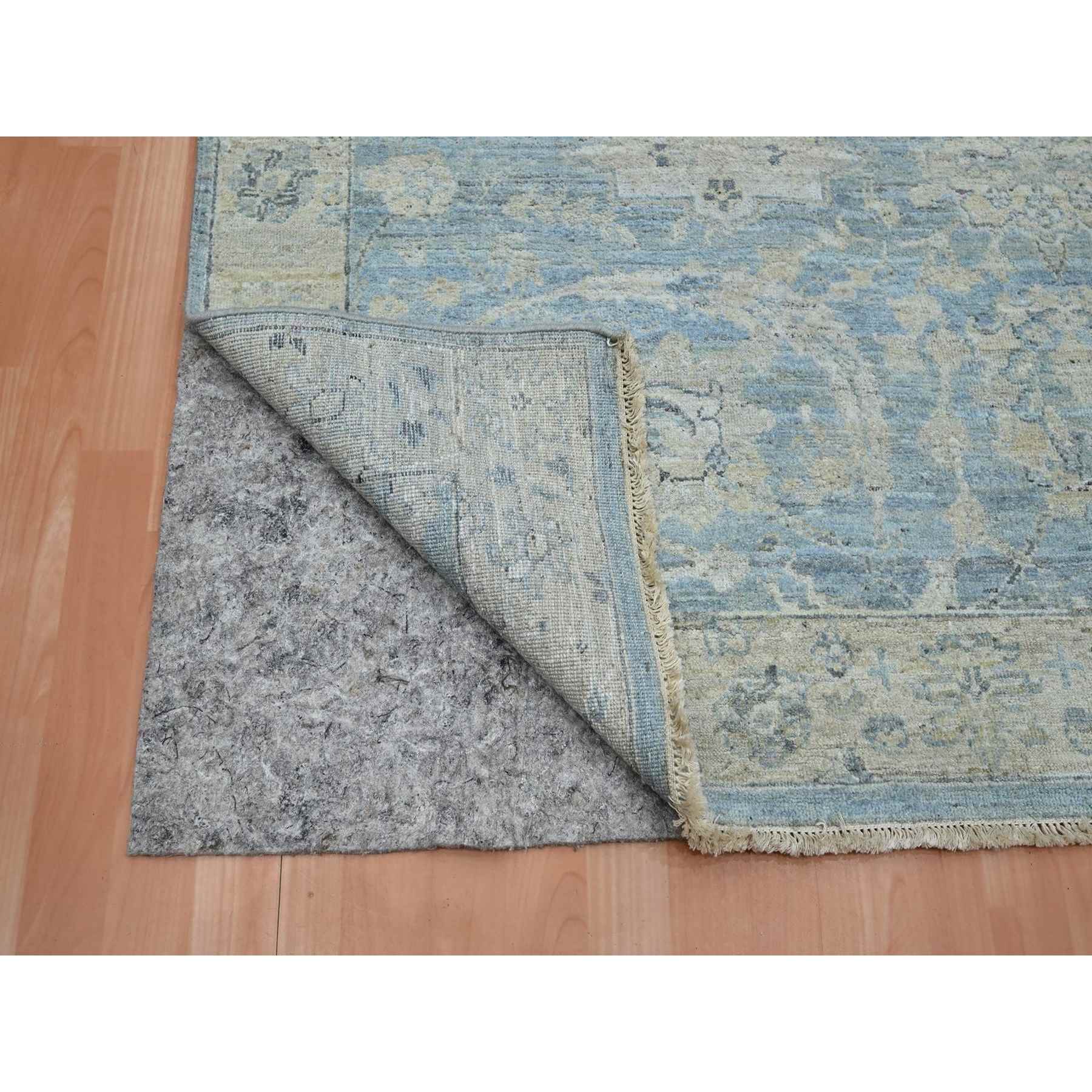 Oushak-And-Peshawar-Hand-Knotted-Rug-378865