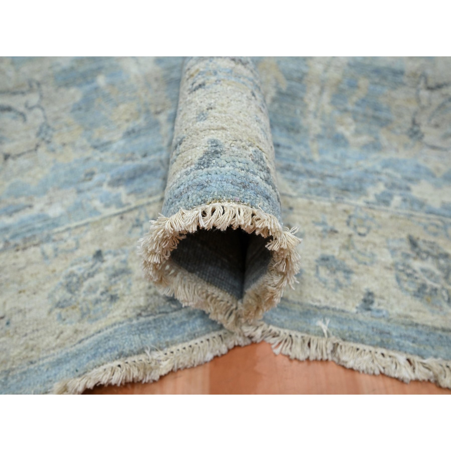 Oushak-And-Peshawar-Hand-Knotted-Rug-378865