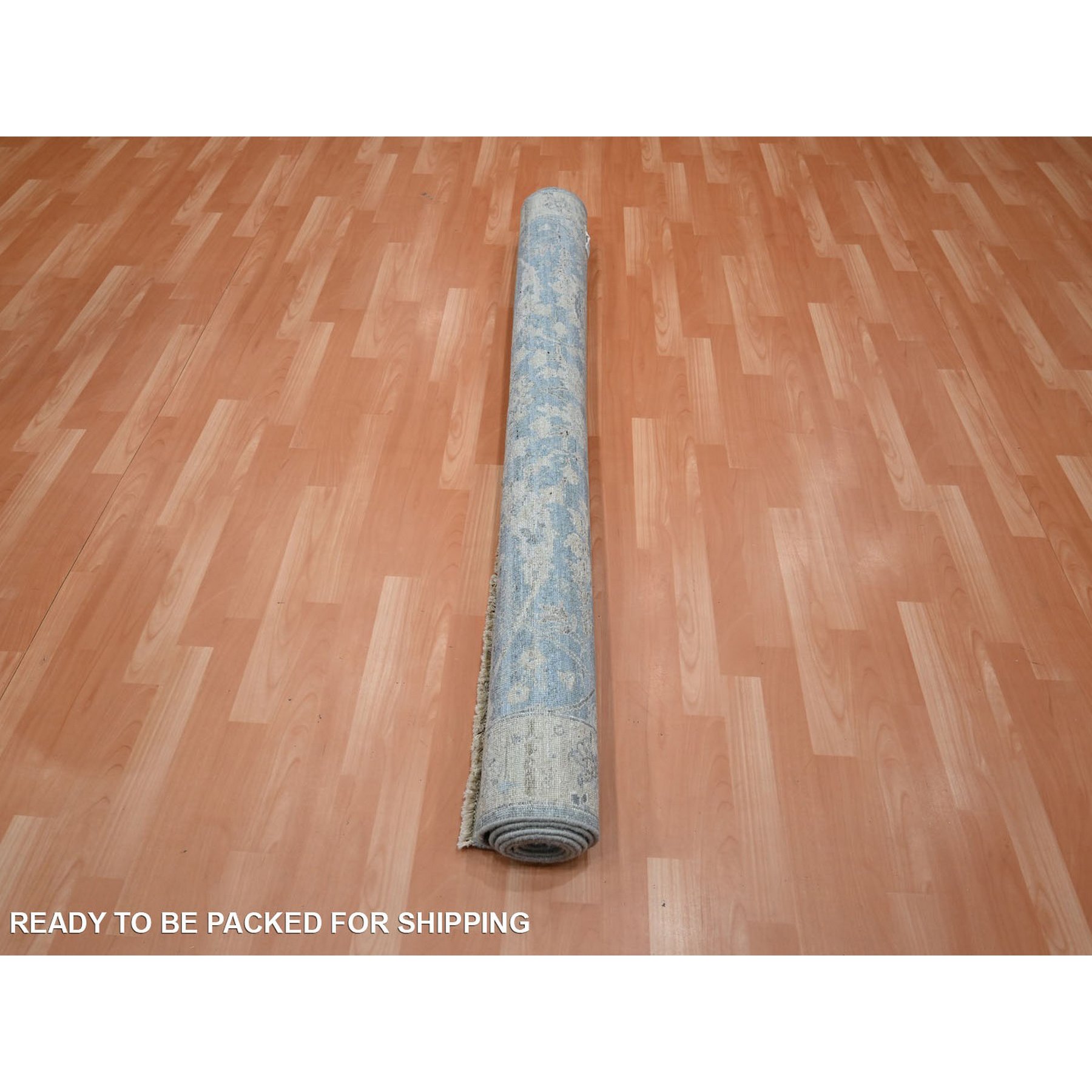 Oushak-And-Peshawar-Hand-Knotted-Rug-378865