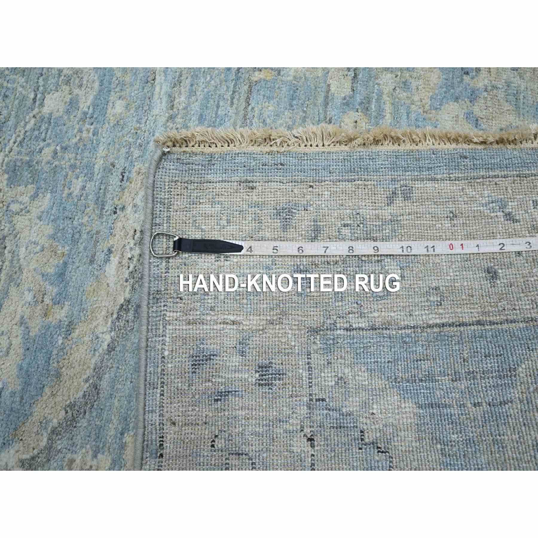 Oushak-And-Peshawar-Hand-Knotted-Rug-378865