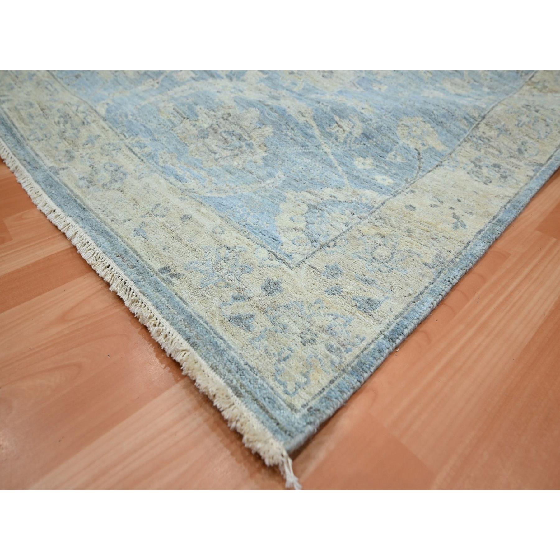 Oushak-And-Peshawar-Hand-Knotted-Rug-378870