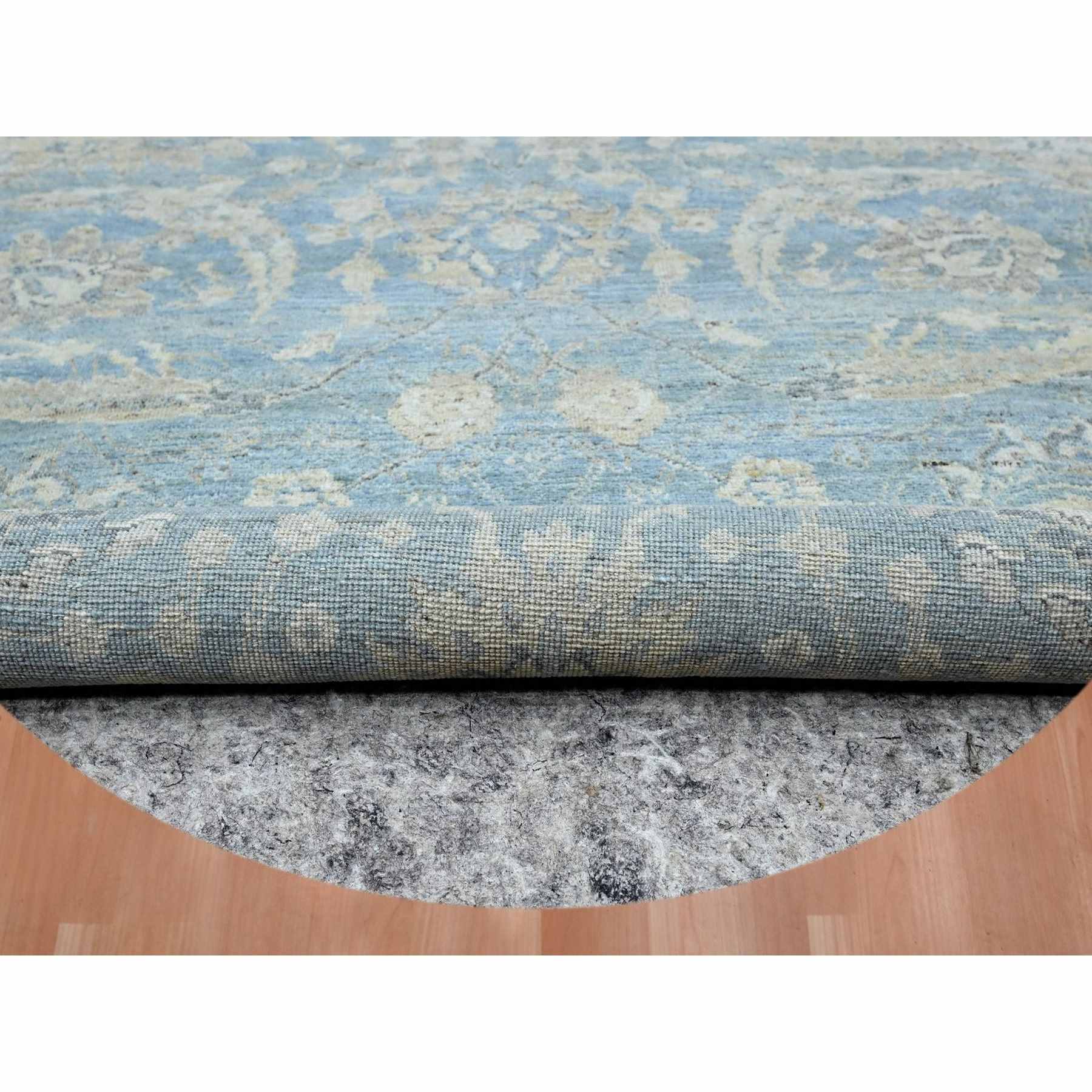 Oushak-And-Peshawar-Hand-Knotted-Rug-378875