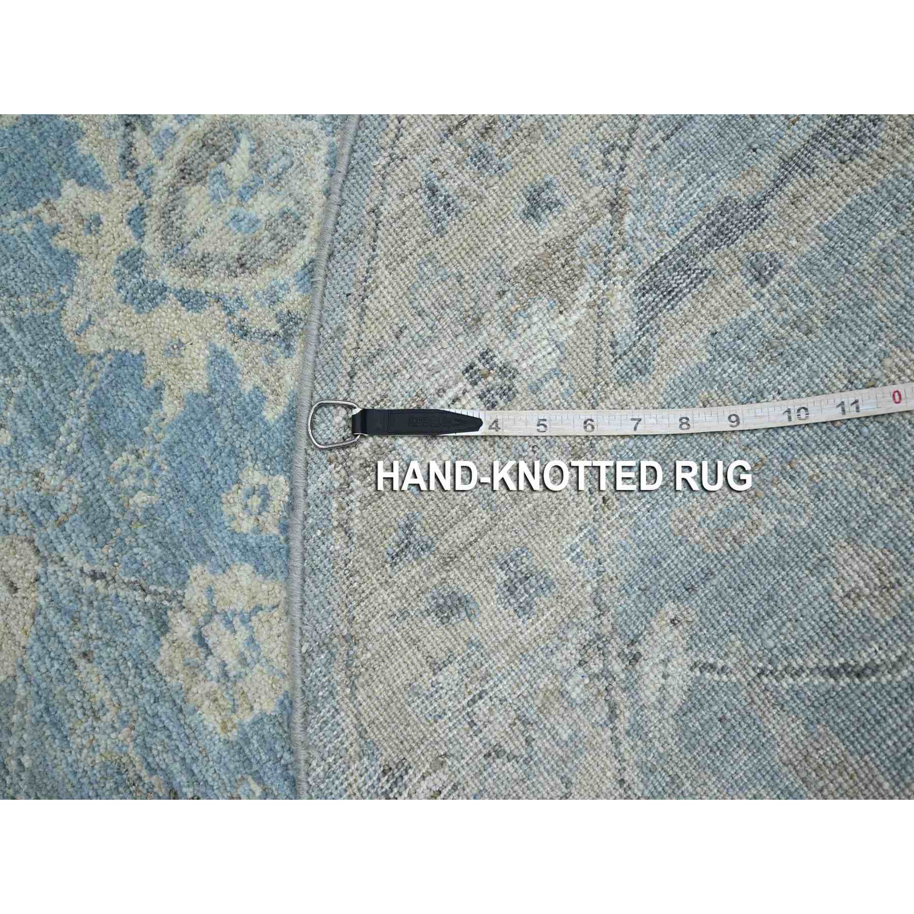Oushak-And-Peshawar-Hand-Knotted-Rug-378875