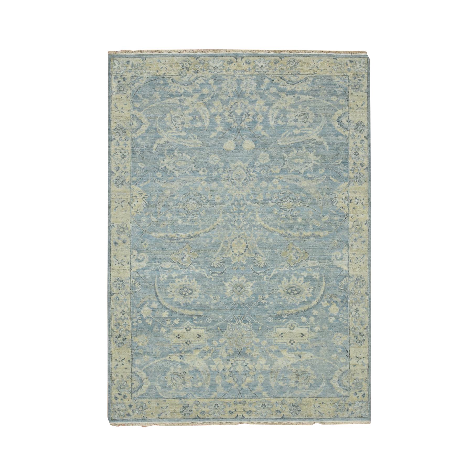 Oushak-And-Peshawar-Hand-Knotted-Rug-378880
