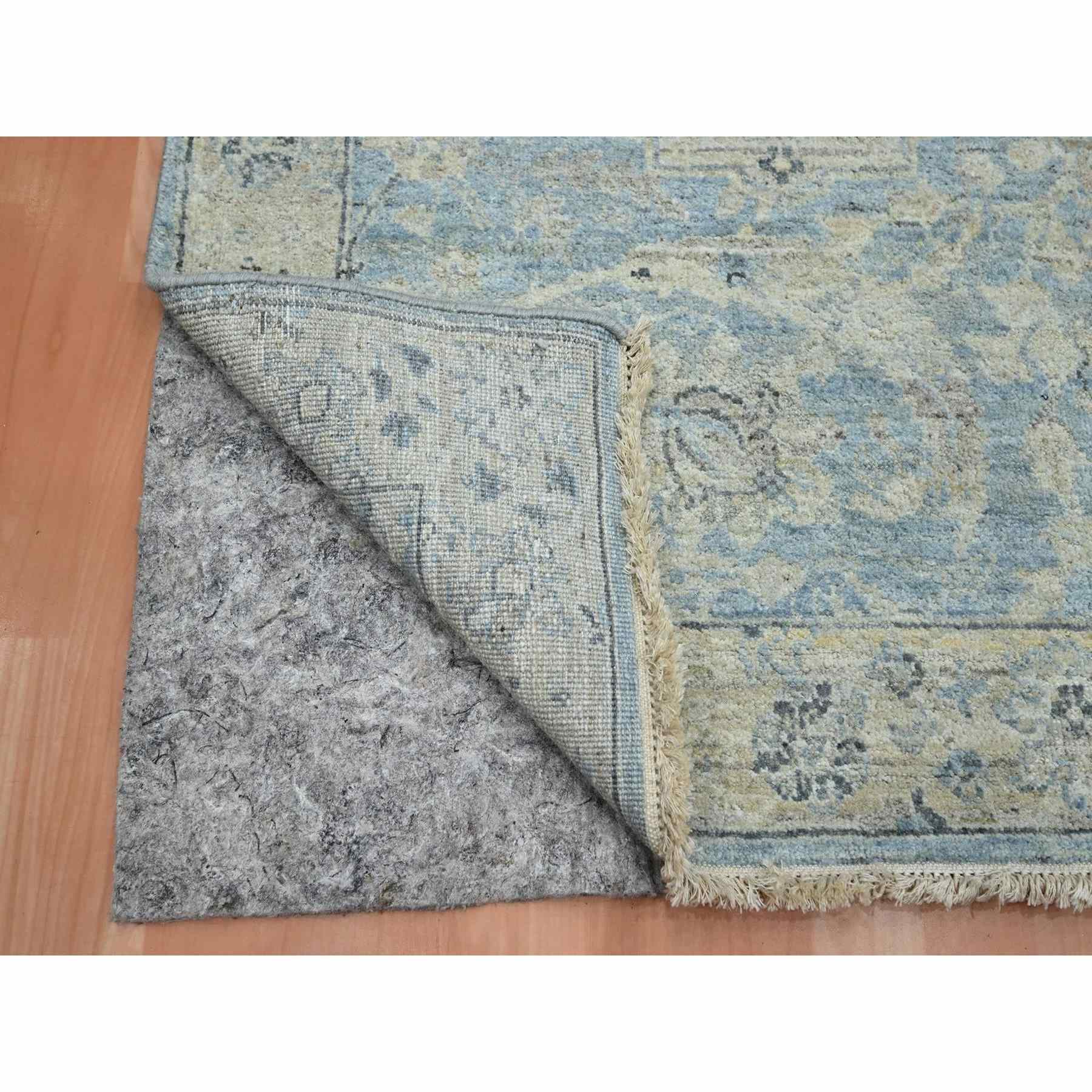 Oushak-And-Peshawar-Hand-Knotted-Rug-378880