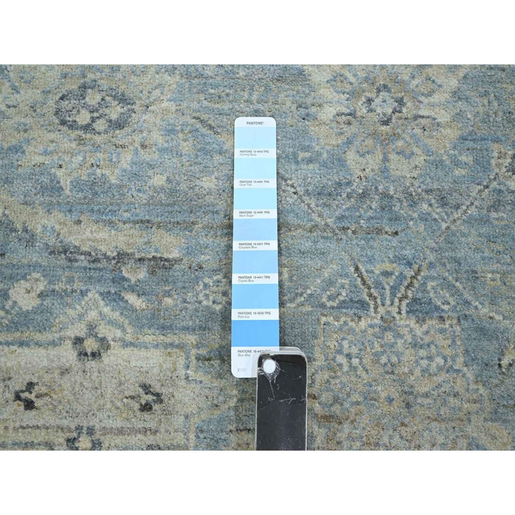 Oushak-And-Peshawar-Hand-Knotted-Rug-378880
