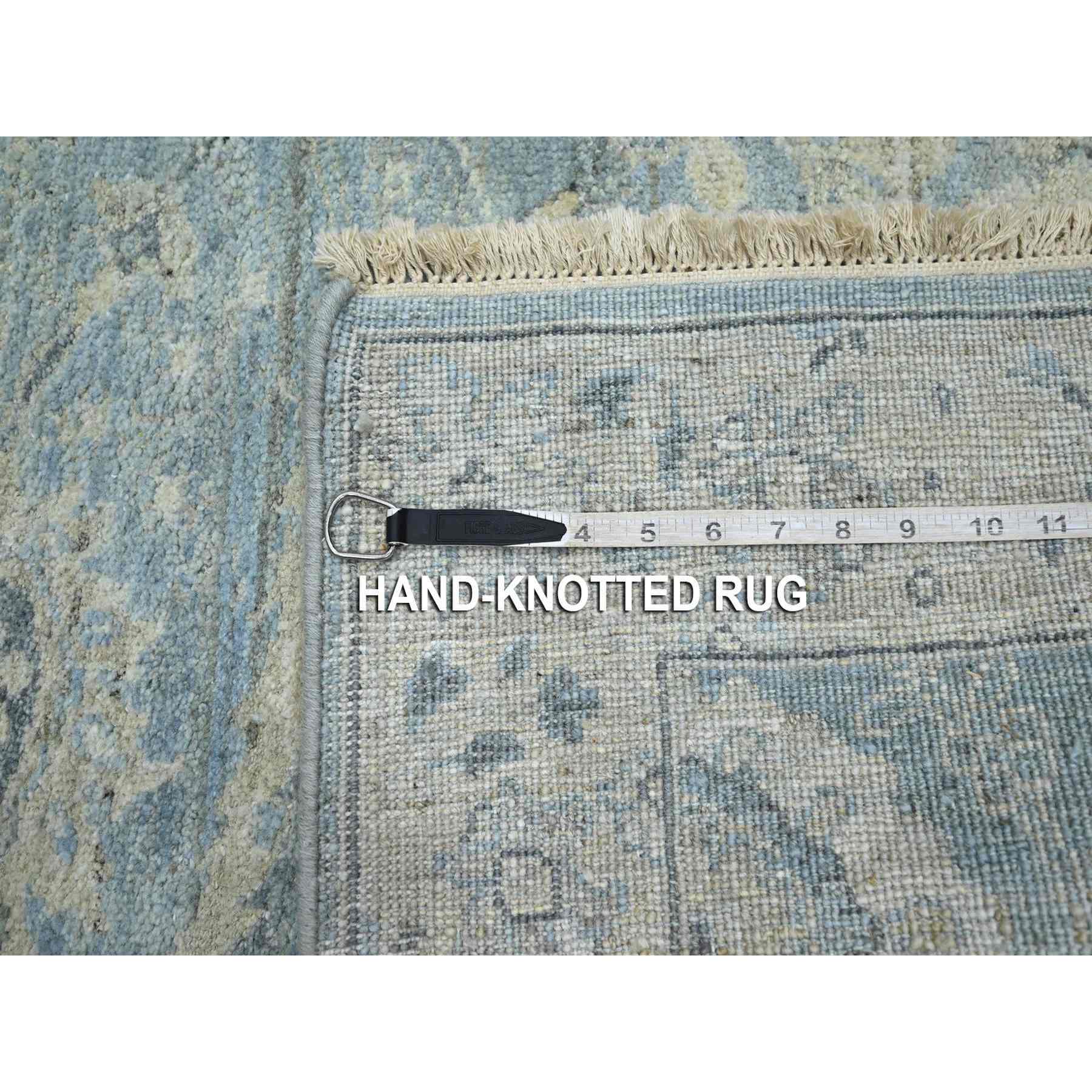 Oushak-And-Peshawar-Hand-Knotted-Rug-378880