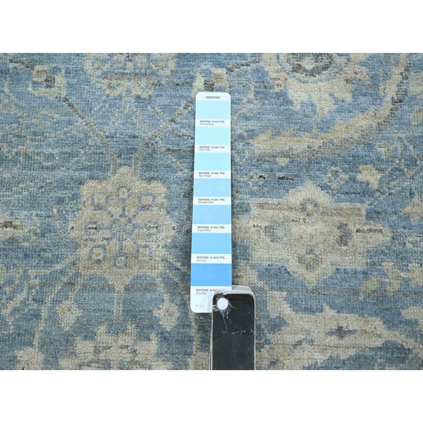 Oushak-And-Peshawar-Hand-Knotted-Rug-378885