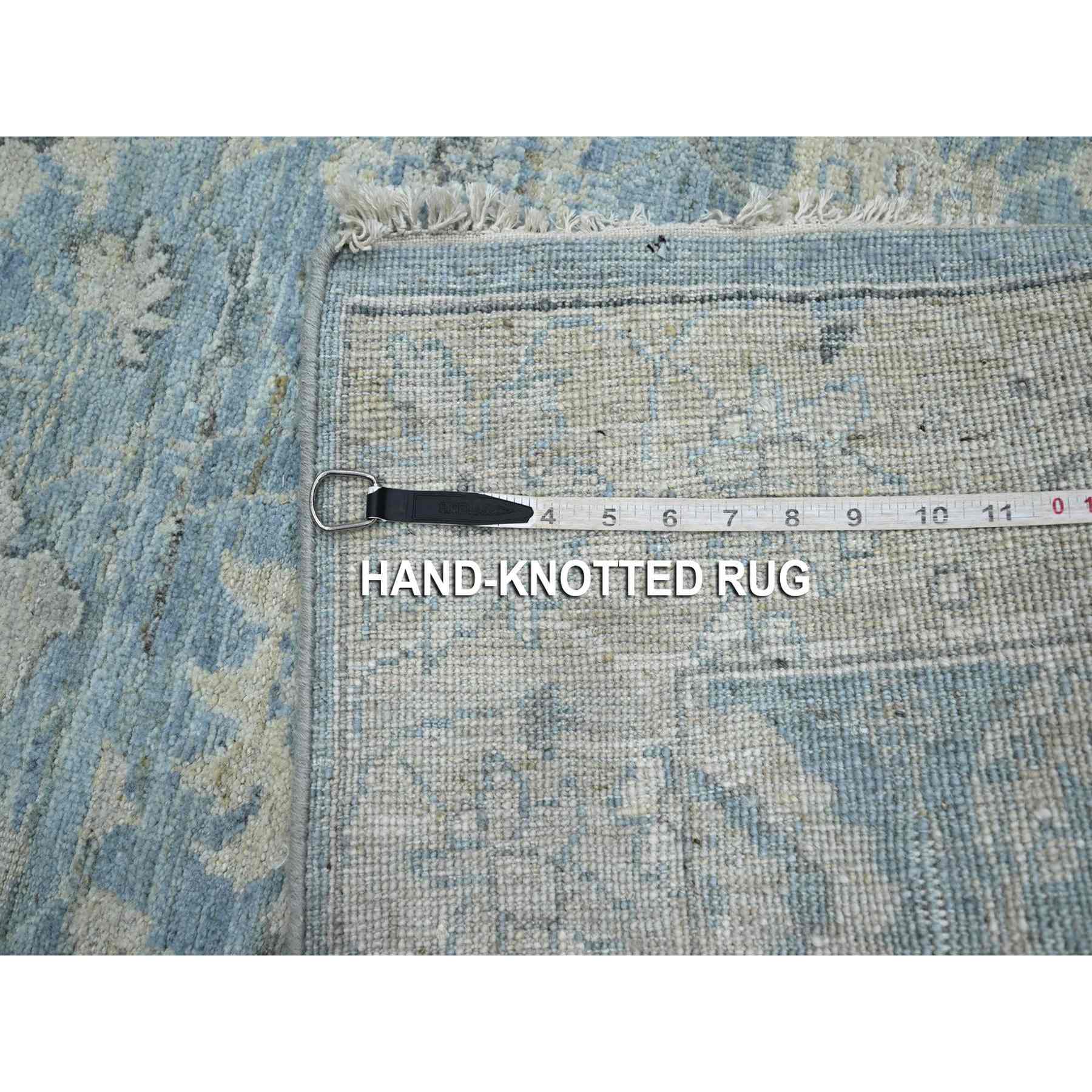 Oushak-And-Peshawar-Hand-Knotted-Rug-378885