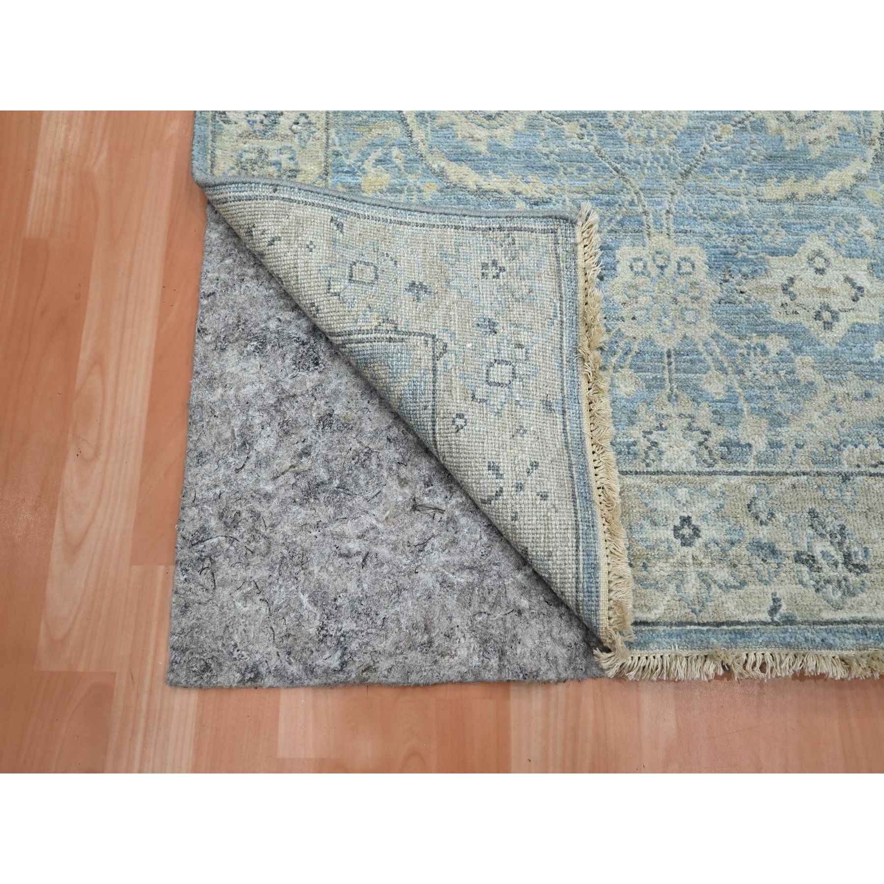 Oushak-And-Peshawar-Hand-Knotted-Rug-378890