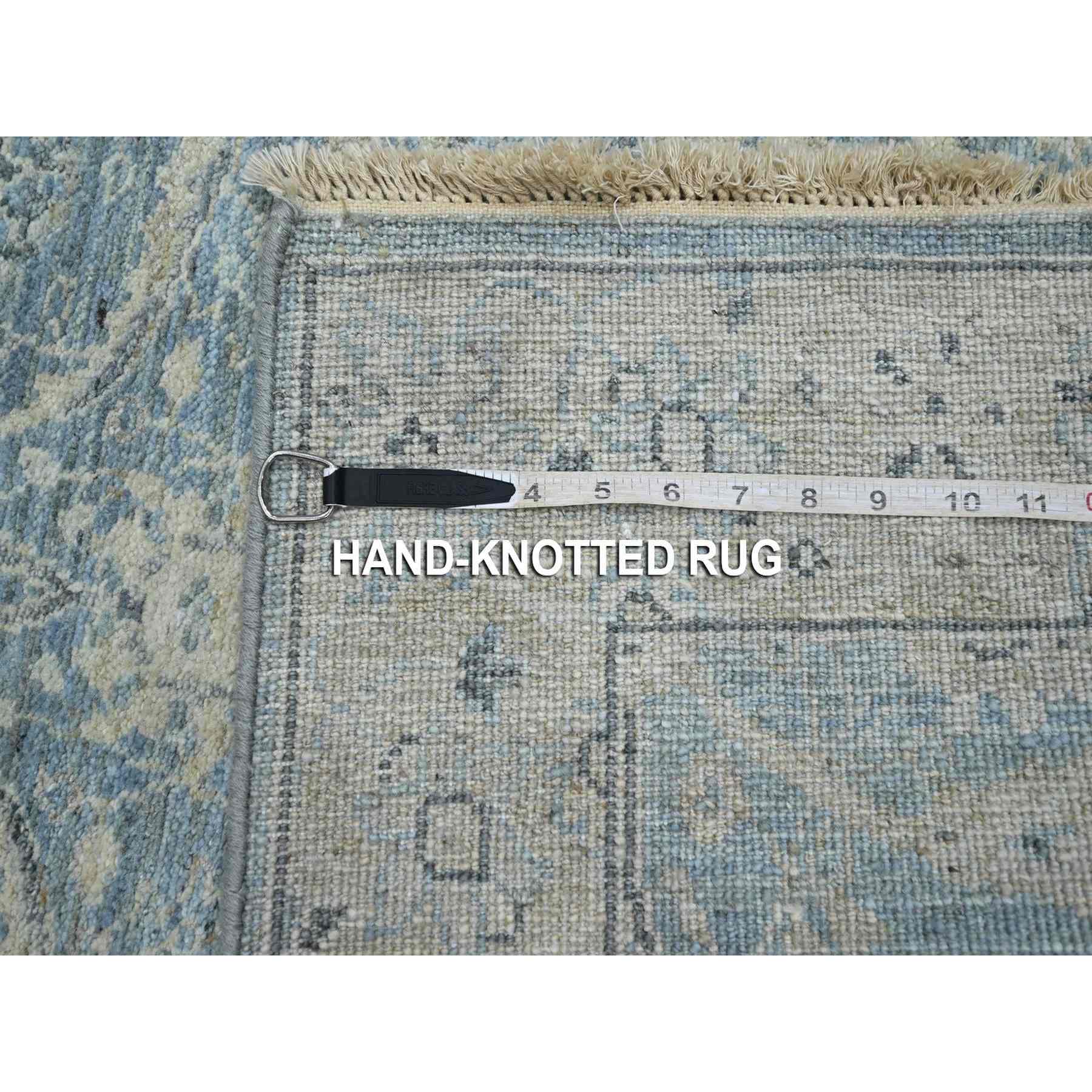 Oushak-And-Peshawar-Hand-Knotted-Rug-378890