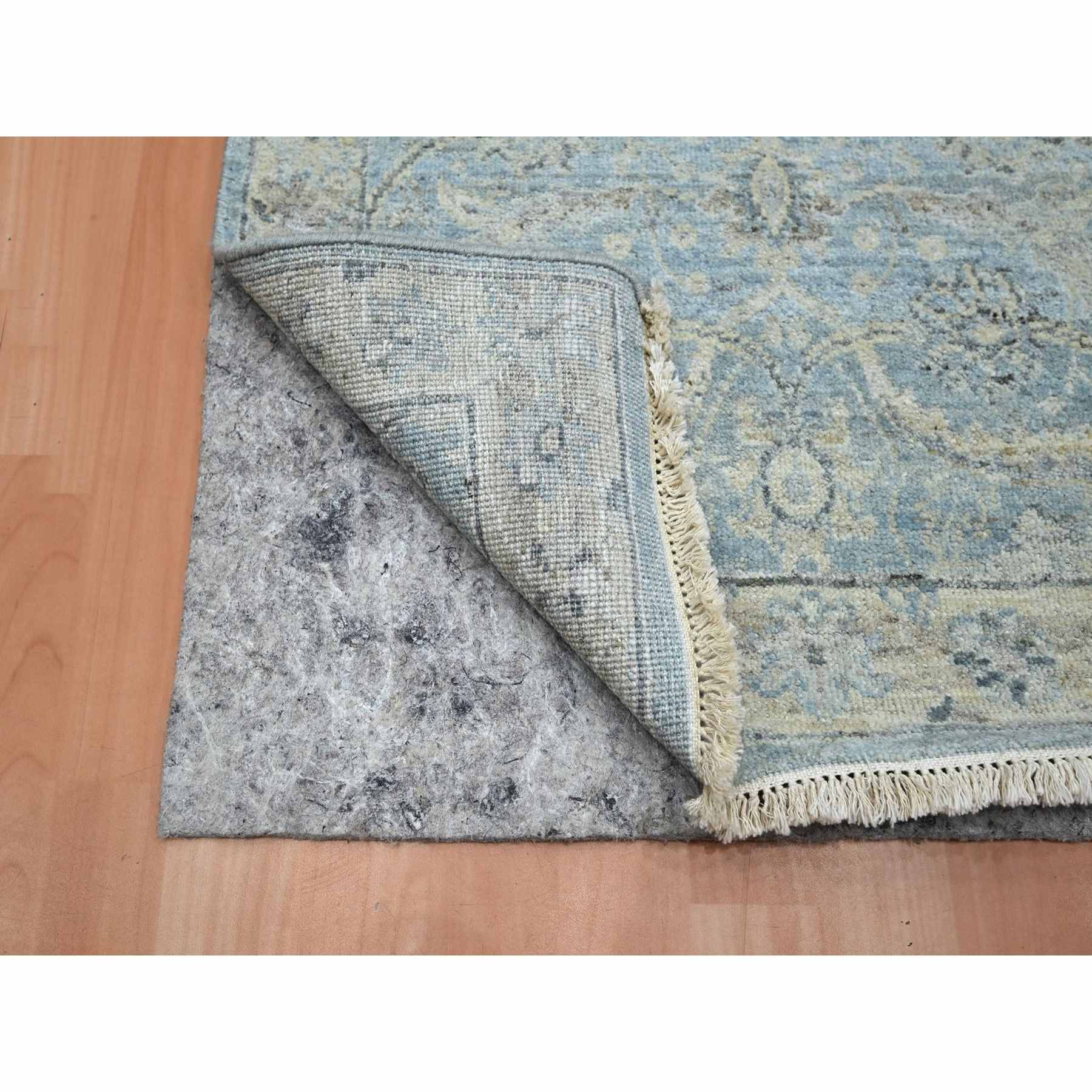 Oushak-And-Peshawar-Hand-Knotted-Rug-378905