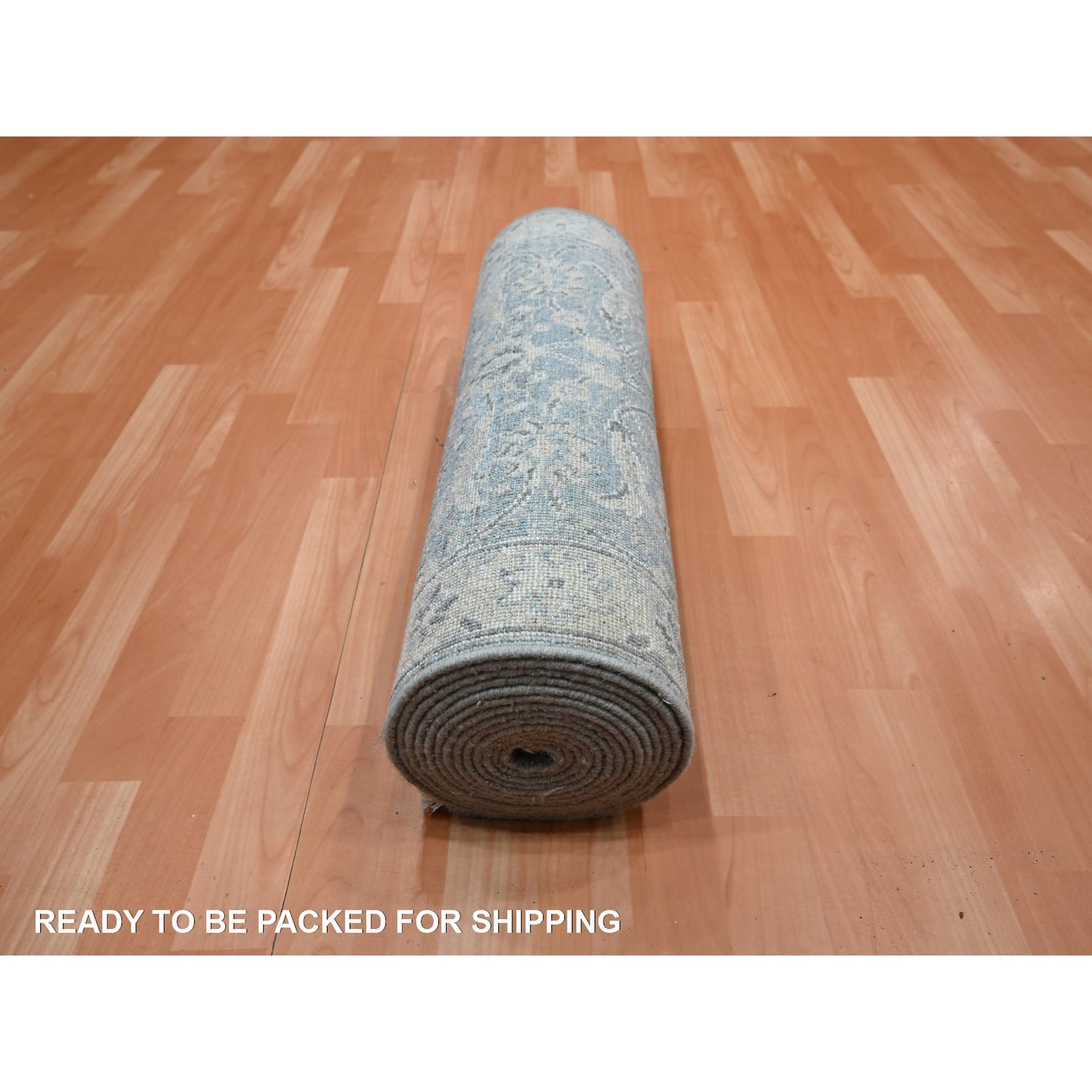 Oushak-And-Peshawar-Hand-Knotted-Rug-378905