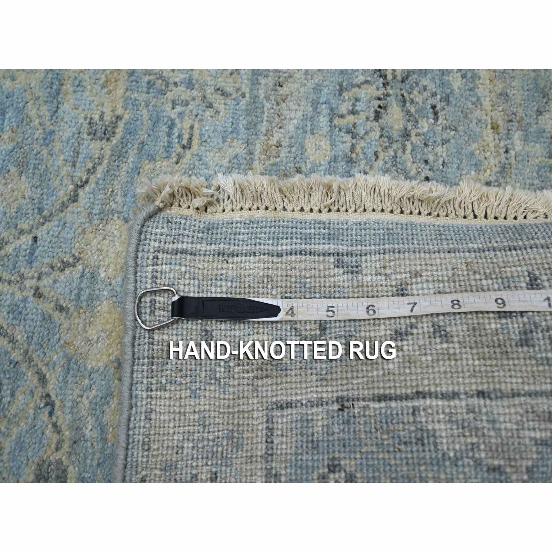 Oushak-And-Peshawar-Hand-Knotted-Rug-378905