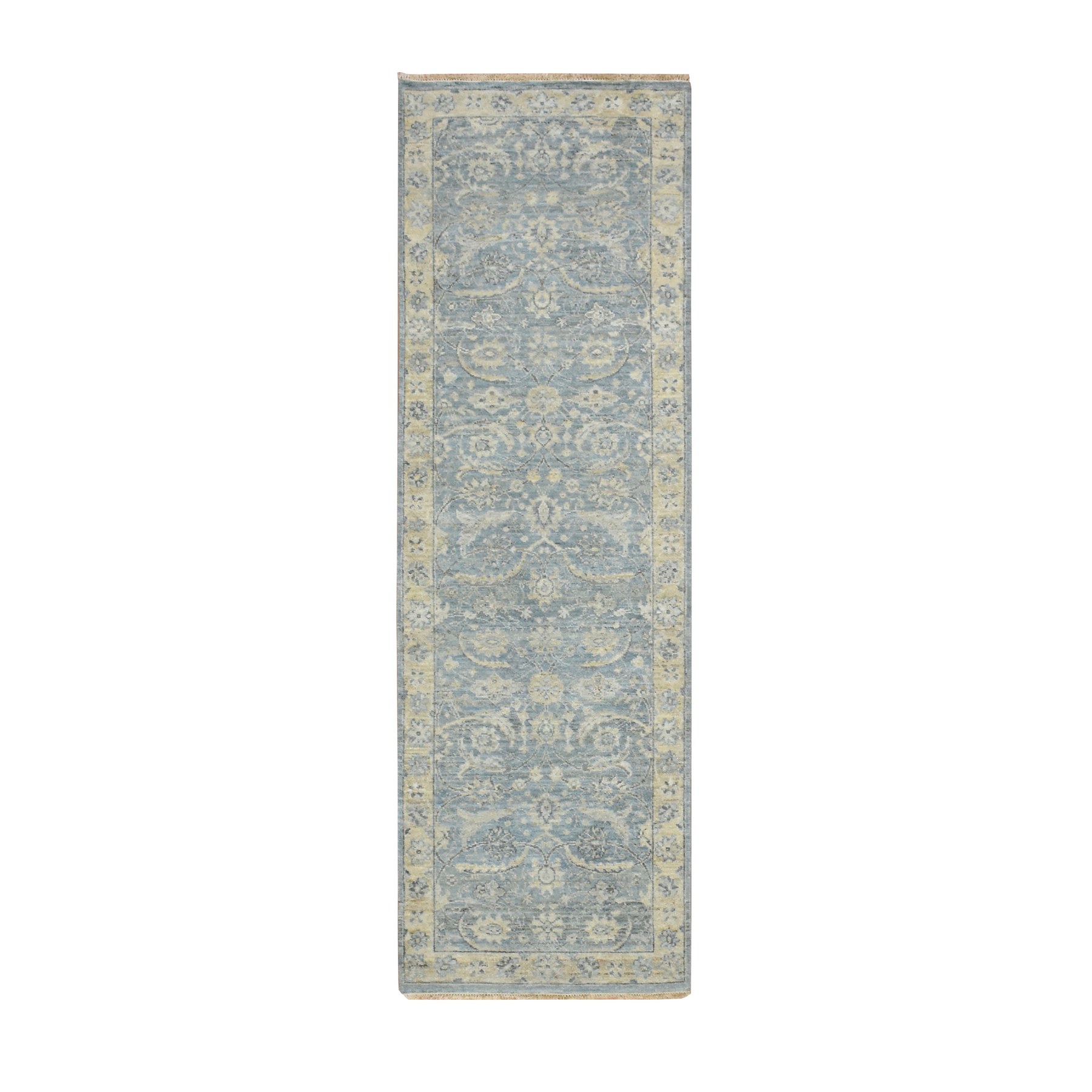 Oushak-And-Peshawar-Hand-Knotted-Rug-378920