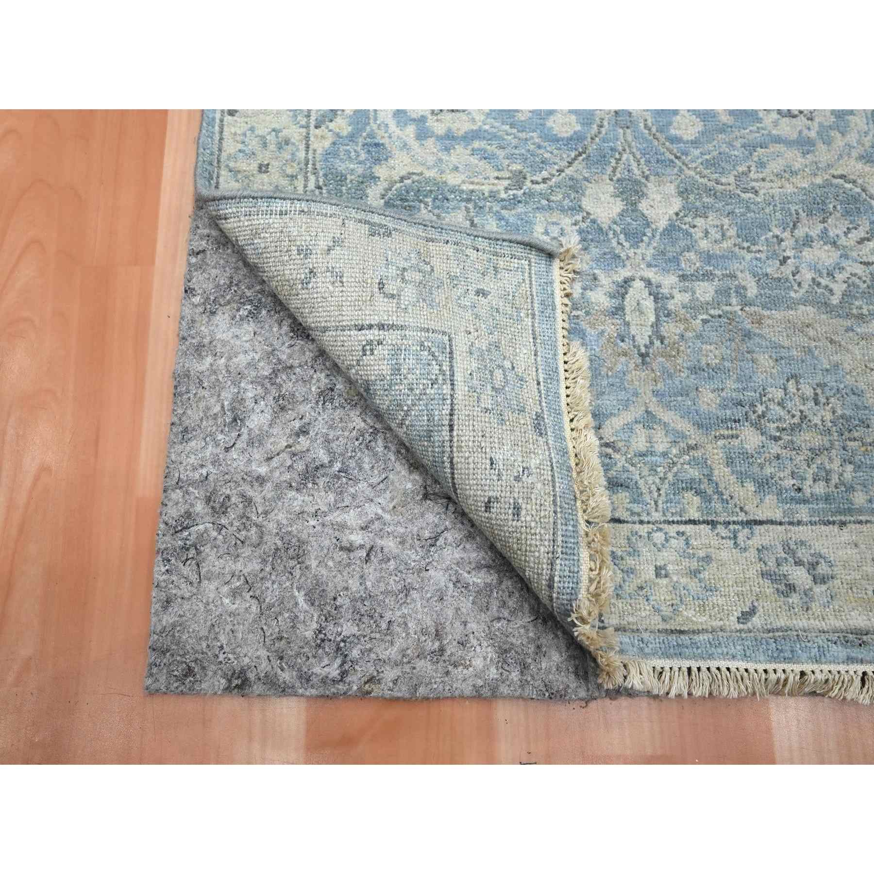 Oushak-And-Peshawar-Hand-Knotted-Rug-378920